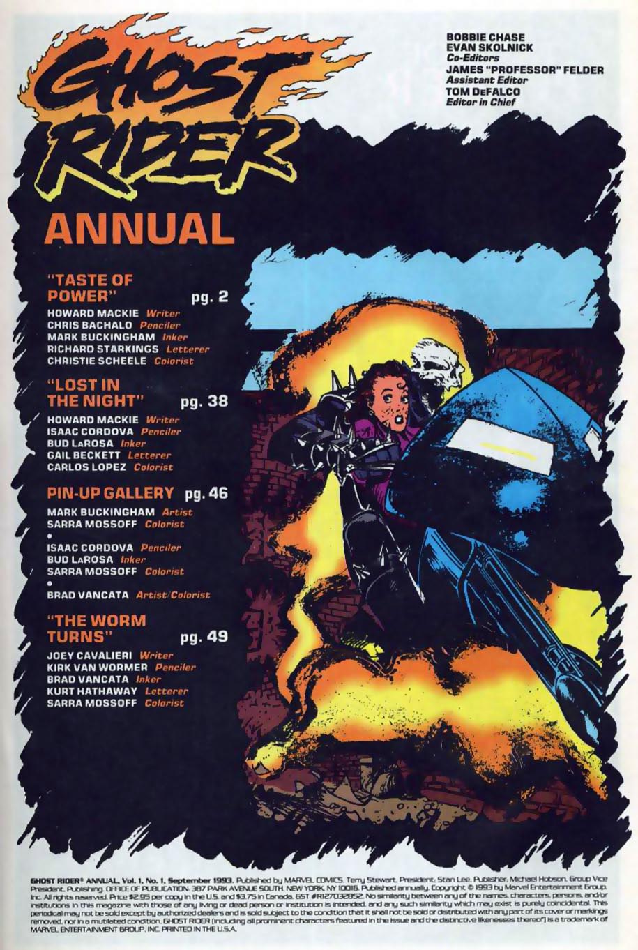 Read online Ghost Rider (1990) comic -  Issue # _Annual 1 - 2