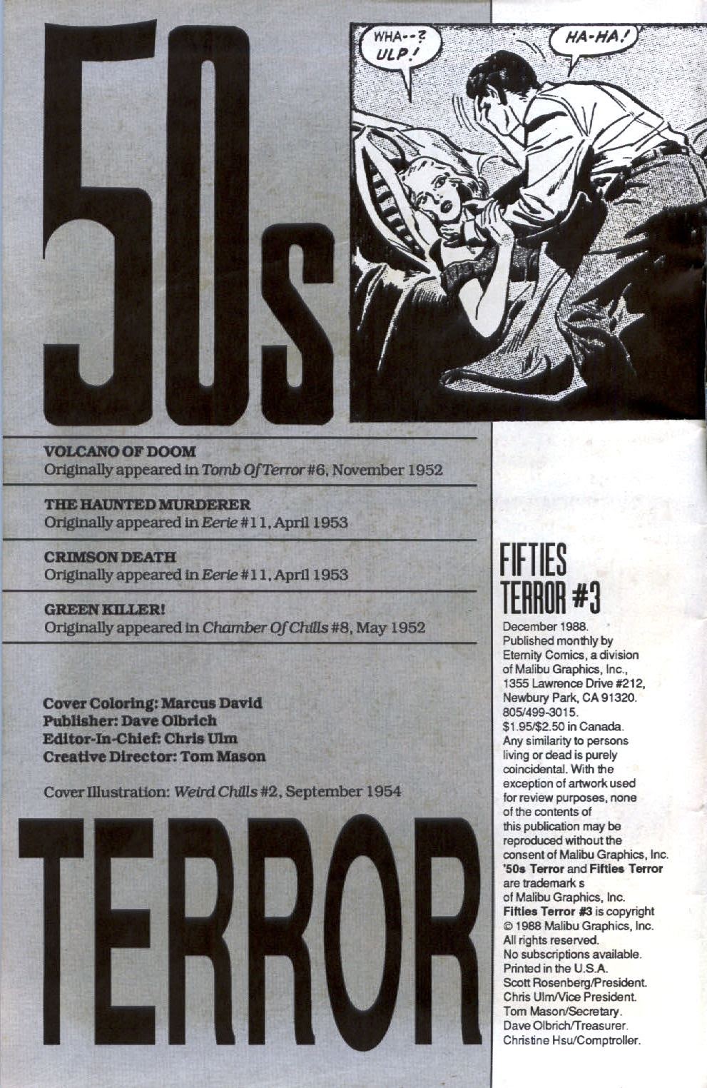 Read online Fifties Terror comic -  Issue #3 - 2
