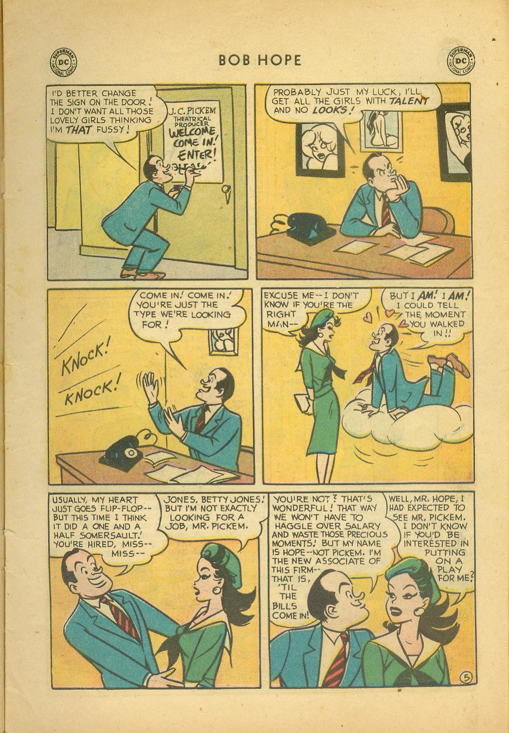 Read online The Adventures of Bob Hope comic -  Issue #49 - 7