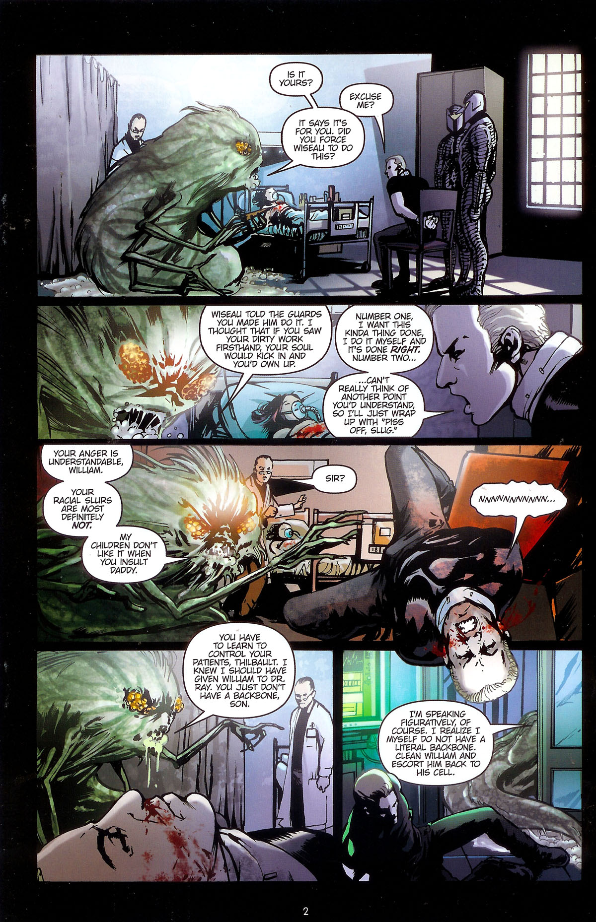 Read online Spike: Asylum comic -  Issue #3 - 4