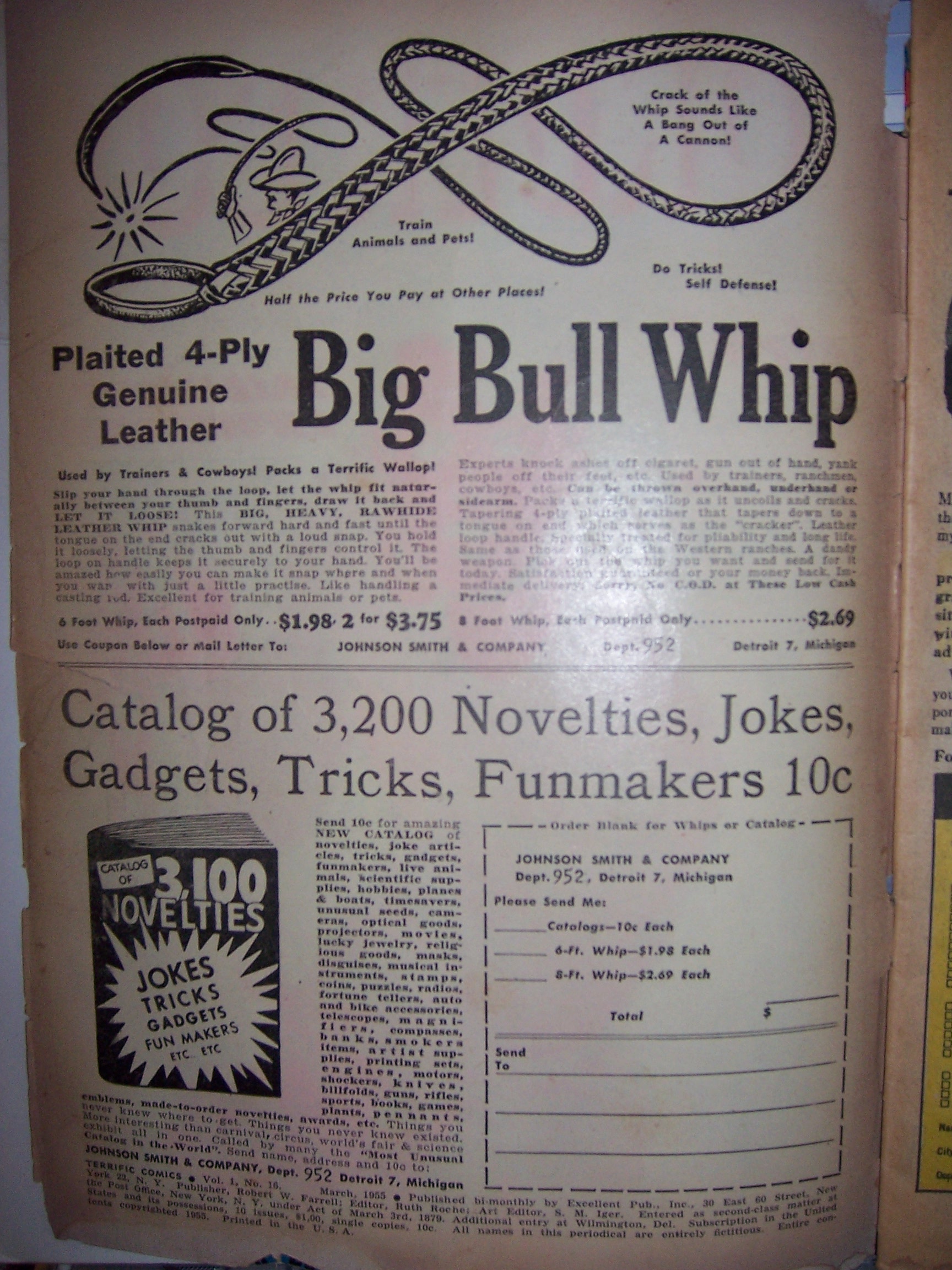 Read online Terrific Comics comic -  Issue #16 - 2