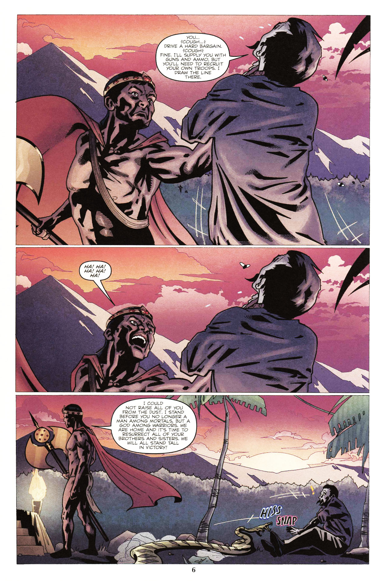 Read online The Mummy: The Rise and Fall of Xango's Ax comic -  Issue #4 - 7