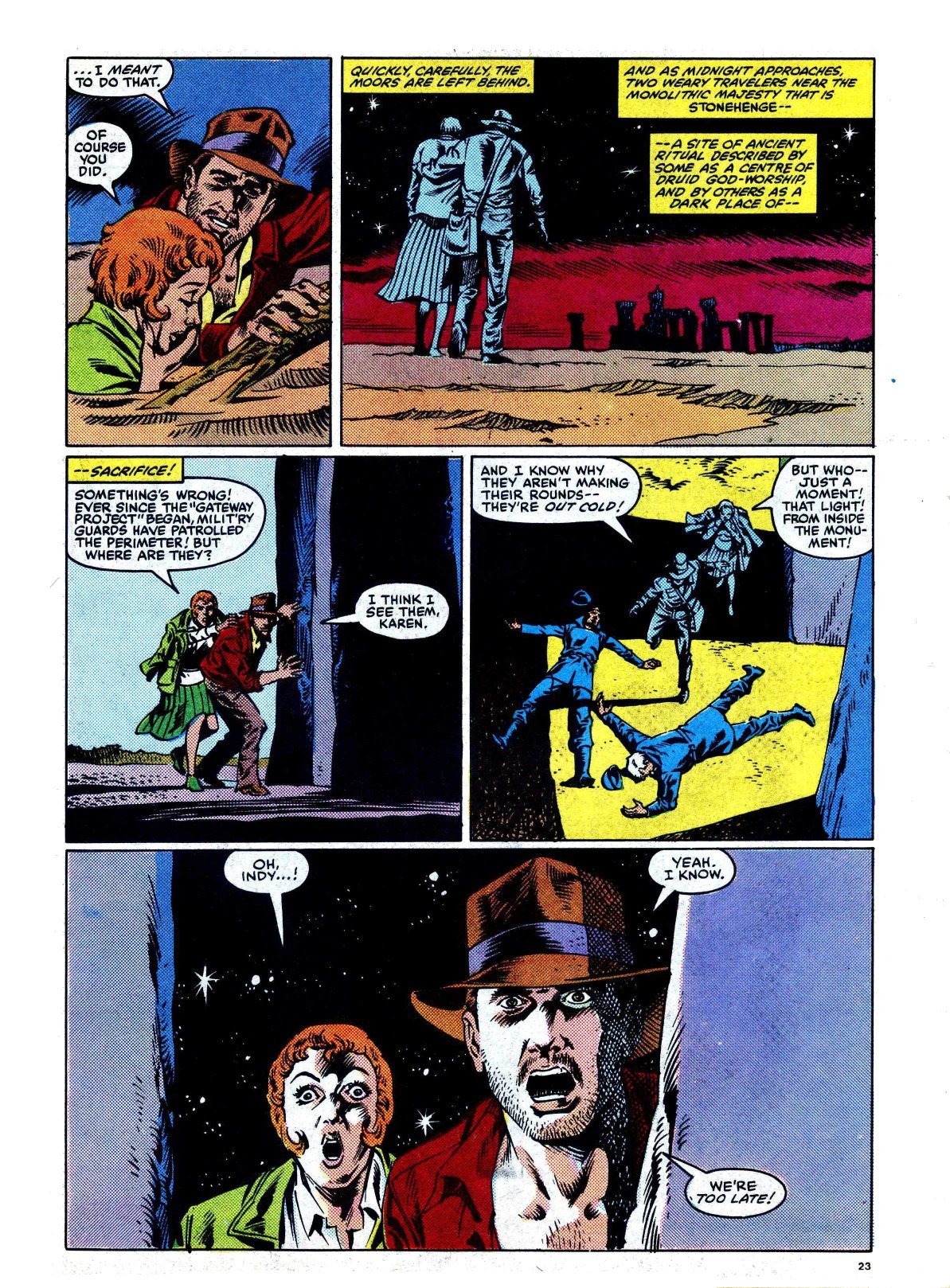 Read online Indiana Jones comic -  Issue #5 - 21