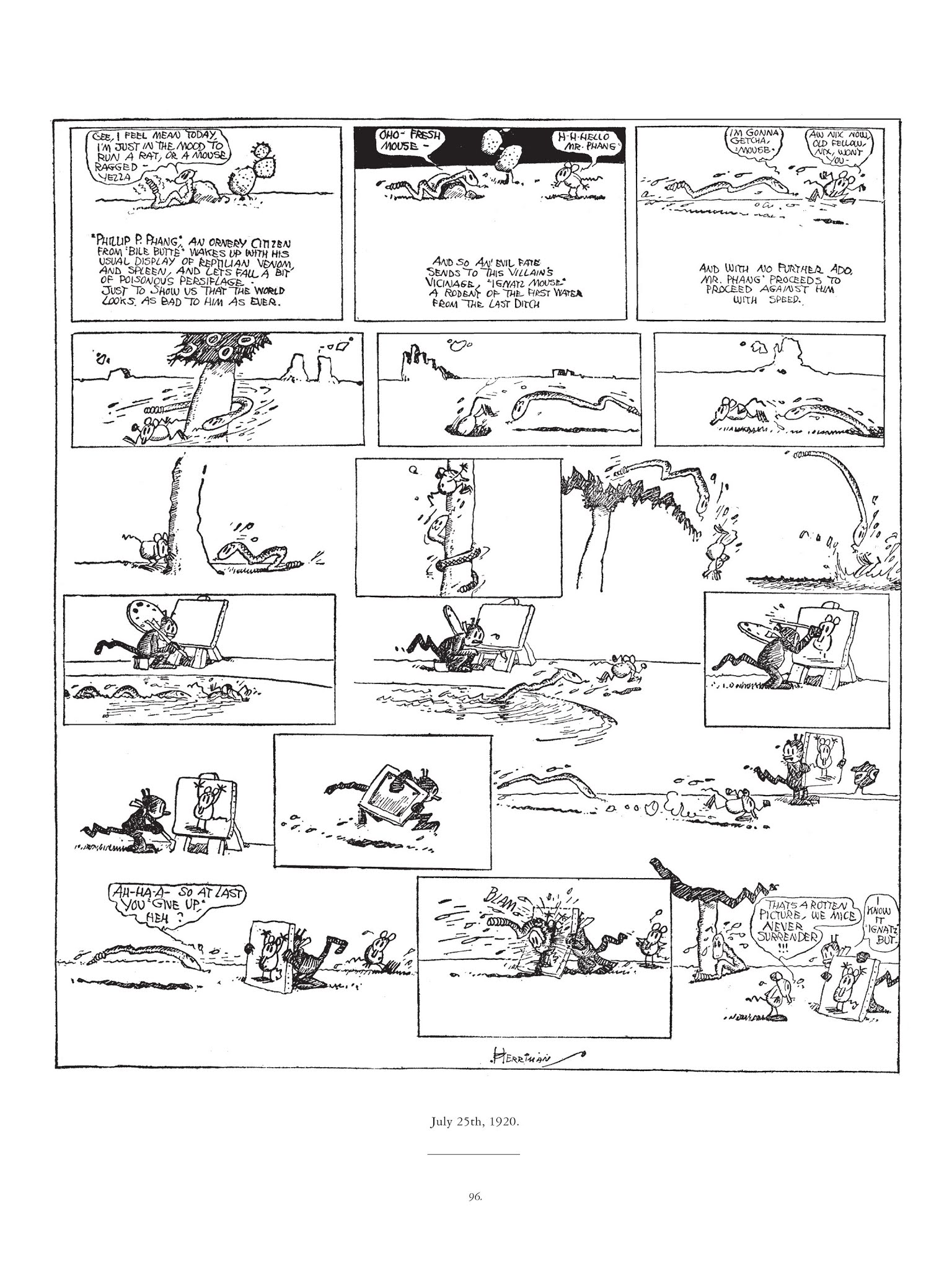 Read online Krazy & Ignatz comic -  Issue # TPB 2 - 96