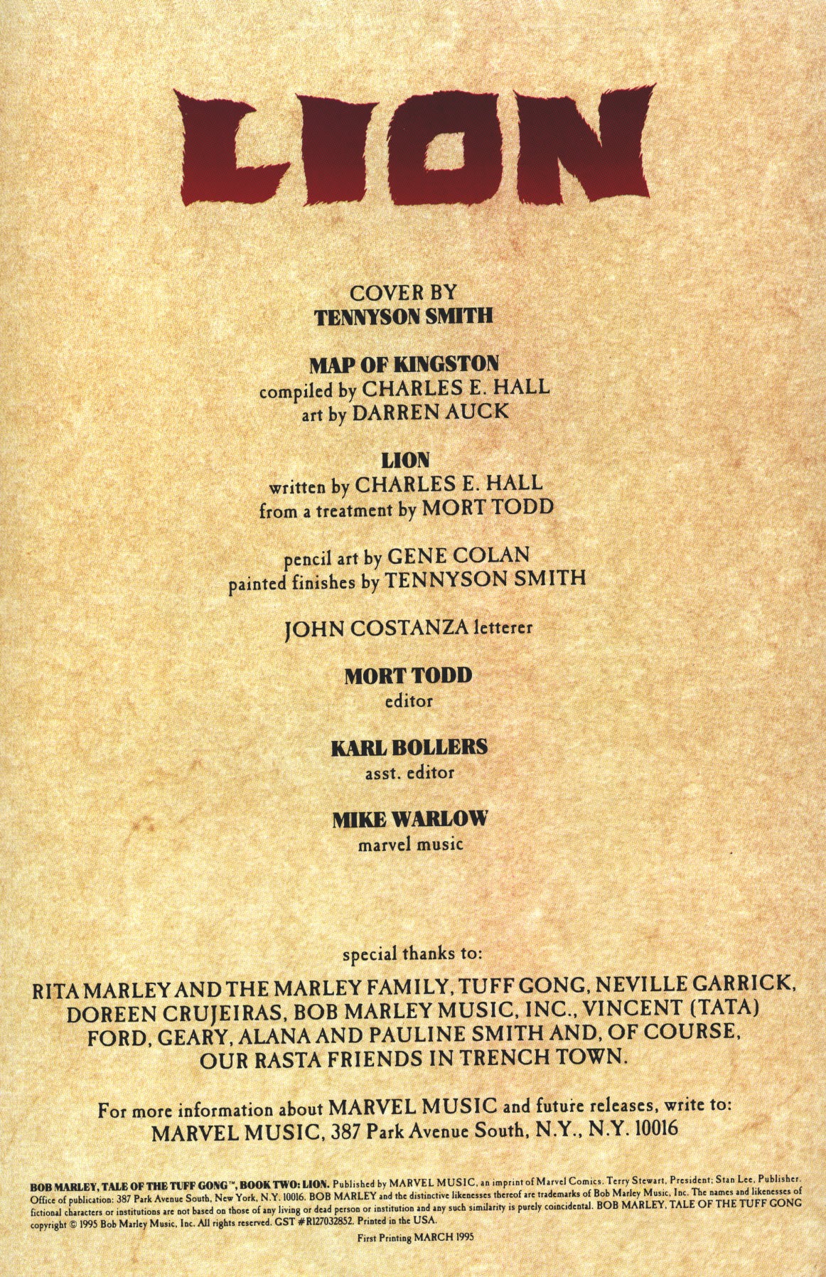 Read online Bob Marley: Tale of the Tuff Gong comic -  Issue #2 - 5