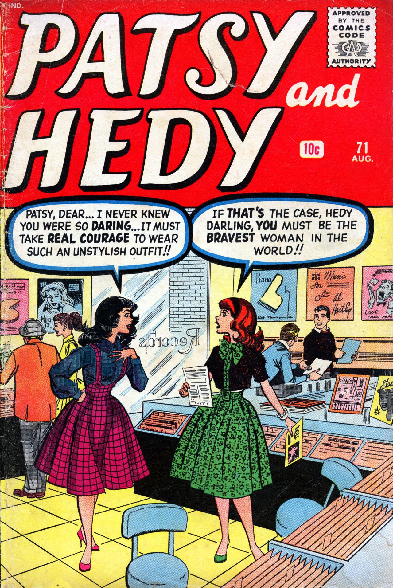 Read online Patsy and Hedy comic -  Issue #71 - 1
