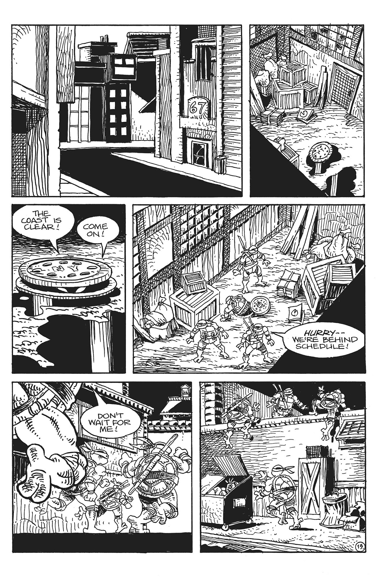 Read online Teenage Mutant Ninja Turtles/Usagi Yojimbo: WhereWhen #1: Director’s Cut comic -  Issue #1: Director’s Cut Full - 14