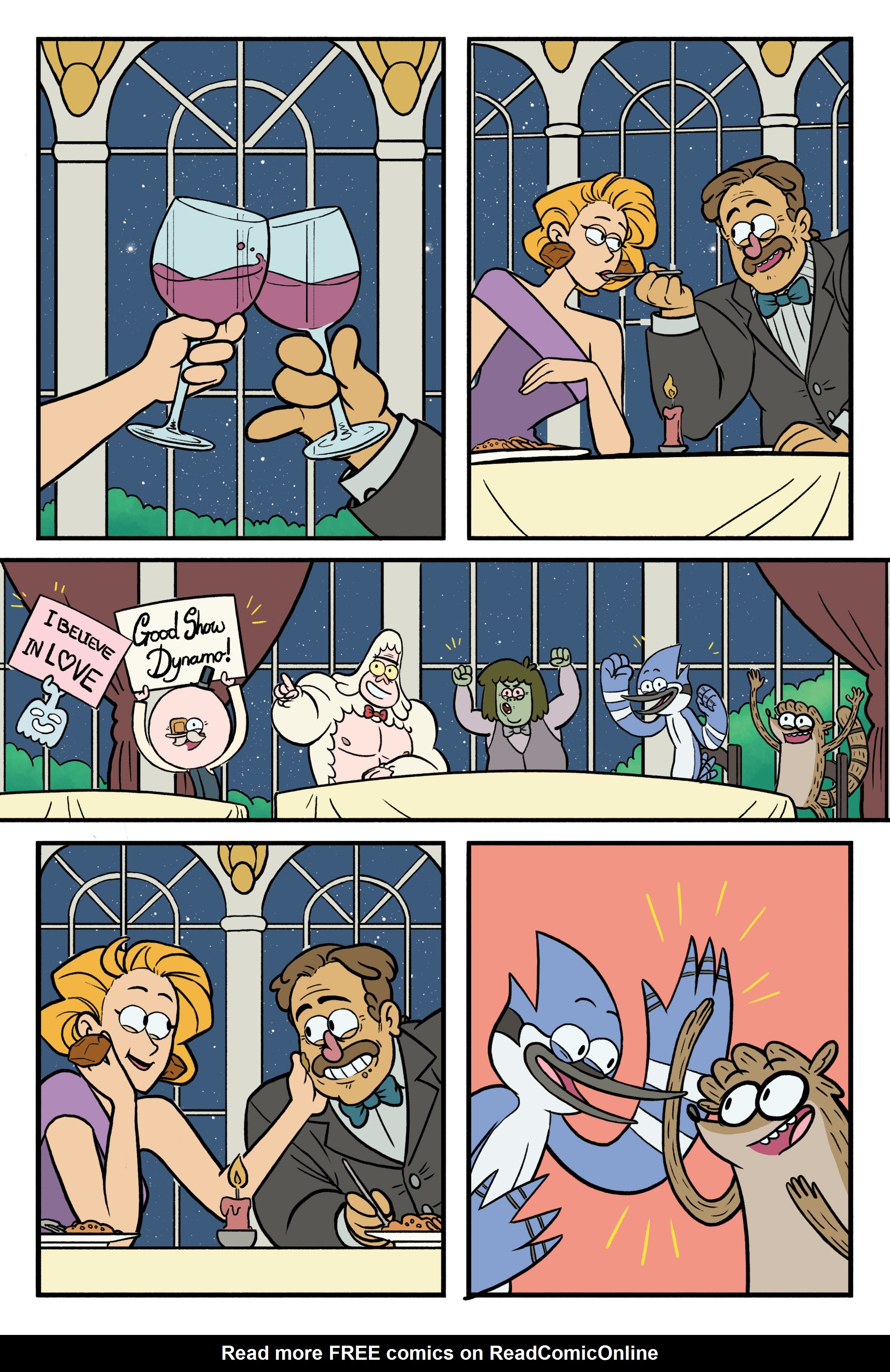 Read online Regular Show: Wrasslesplosion comic -  Issue # TPB - 135