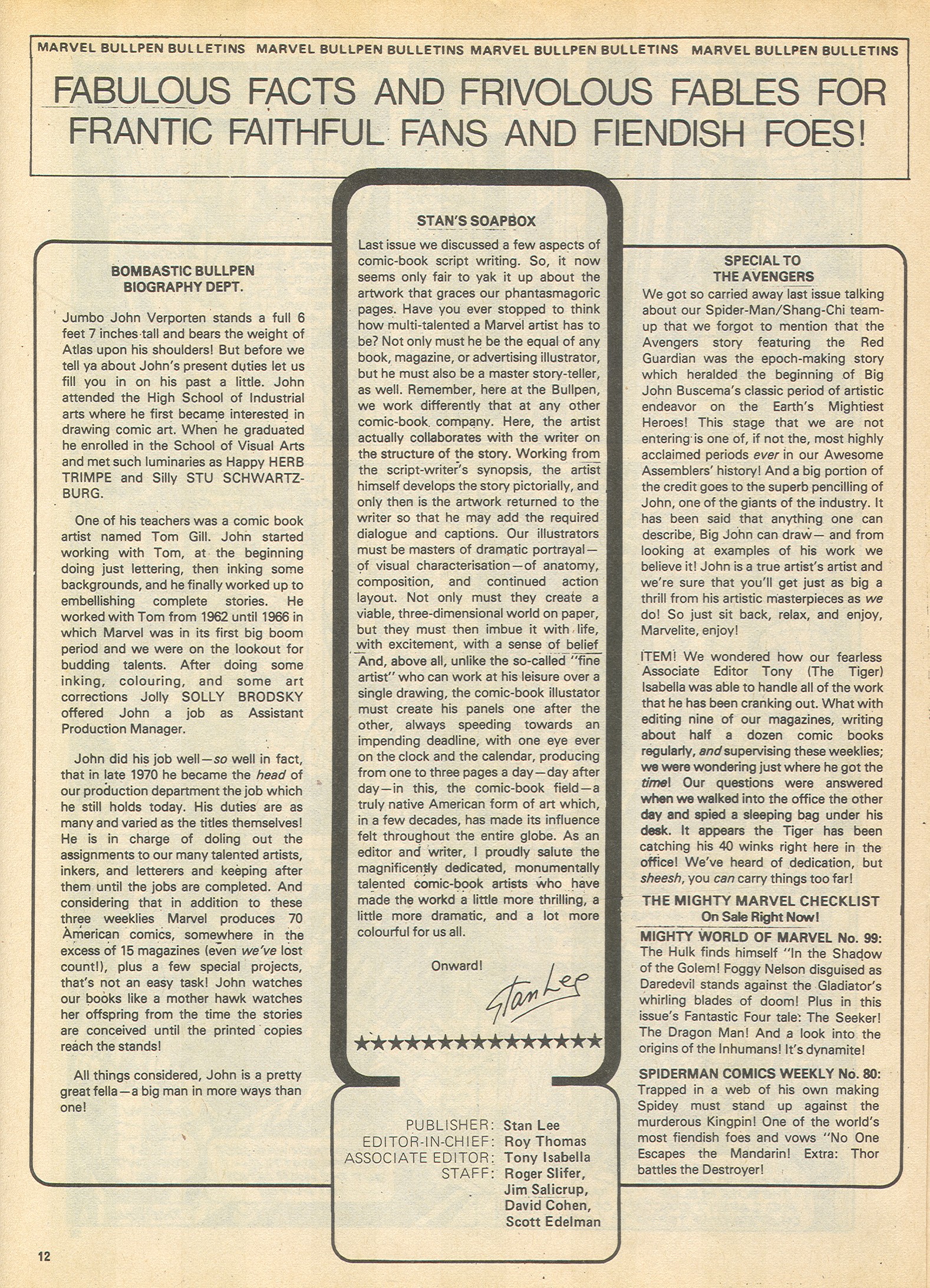 Read online The Avengers (1973) comic -  Issue #49 - 12