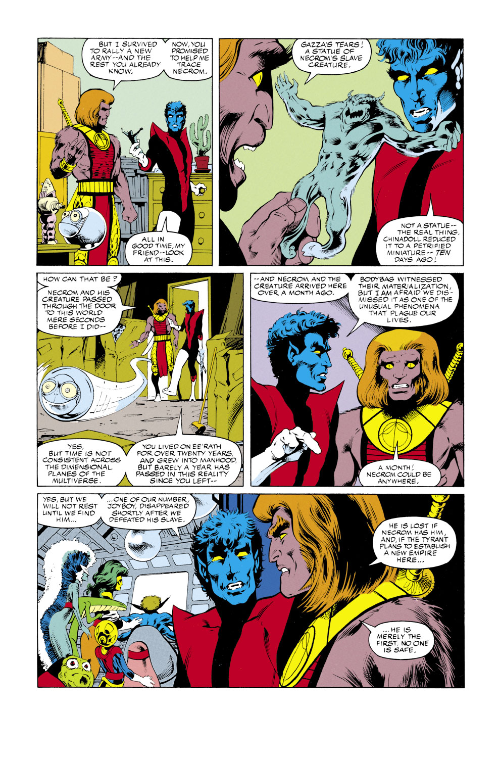 Read online Excalibur (1988) comic -  Issue #46 - 16