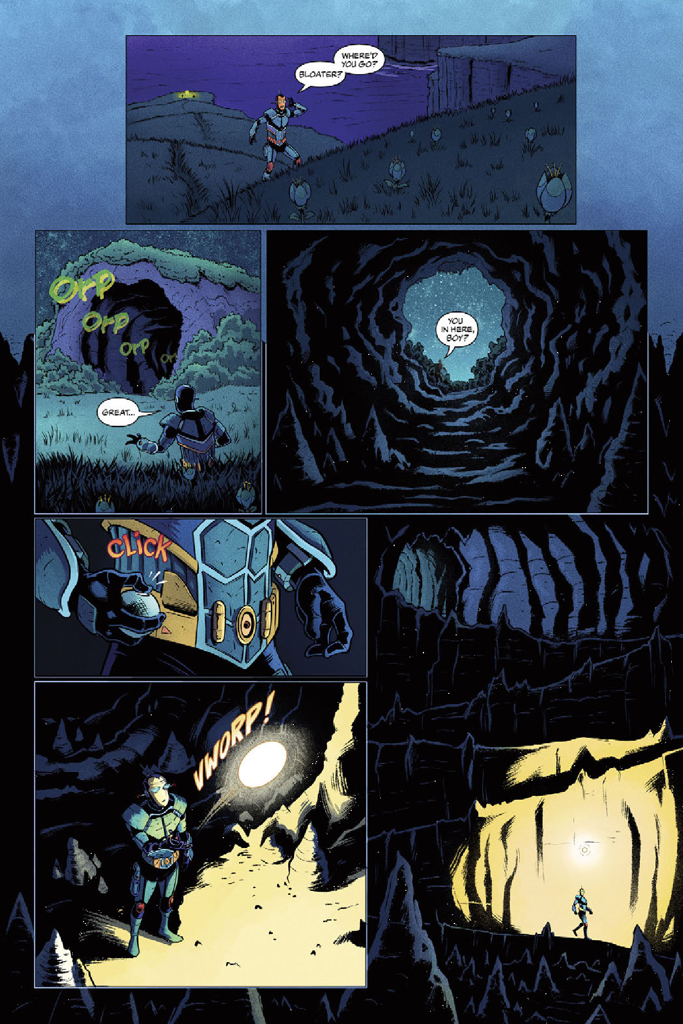 Read online Spaceman and Bloater comic -  Issue #1 - 12