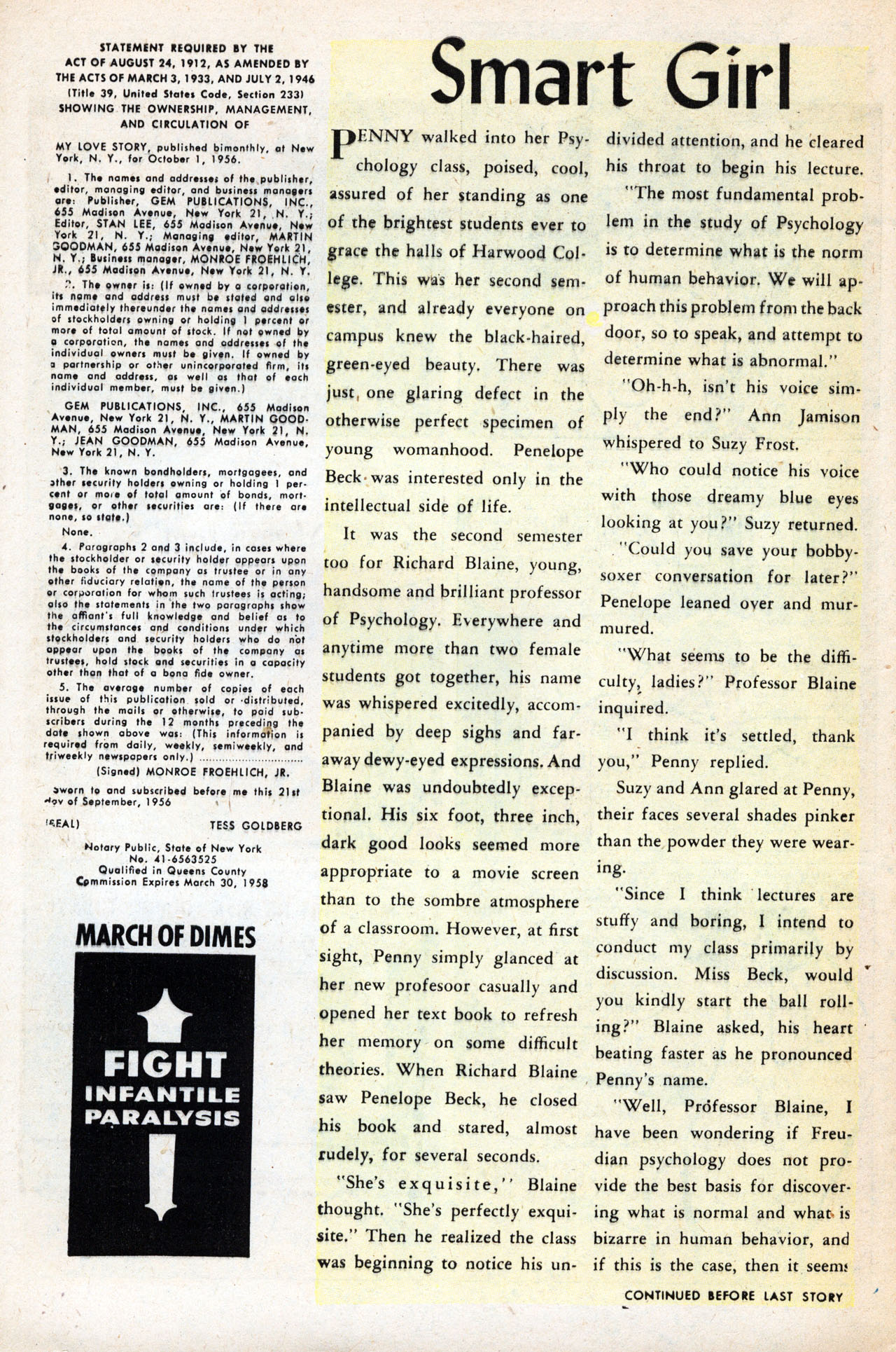 Read online My Love Story comic -  Issue #8 - 8