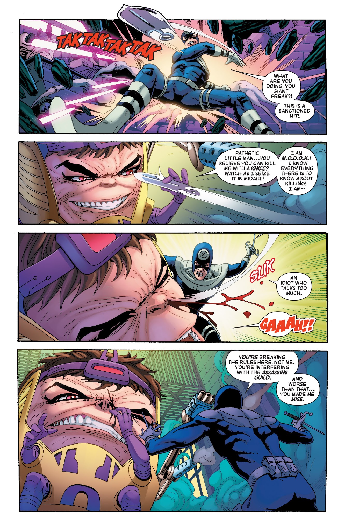 Read online M.O.D.O.K. Assassin comic -  Issue #1 - 6