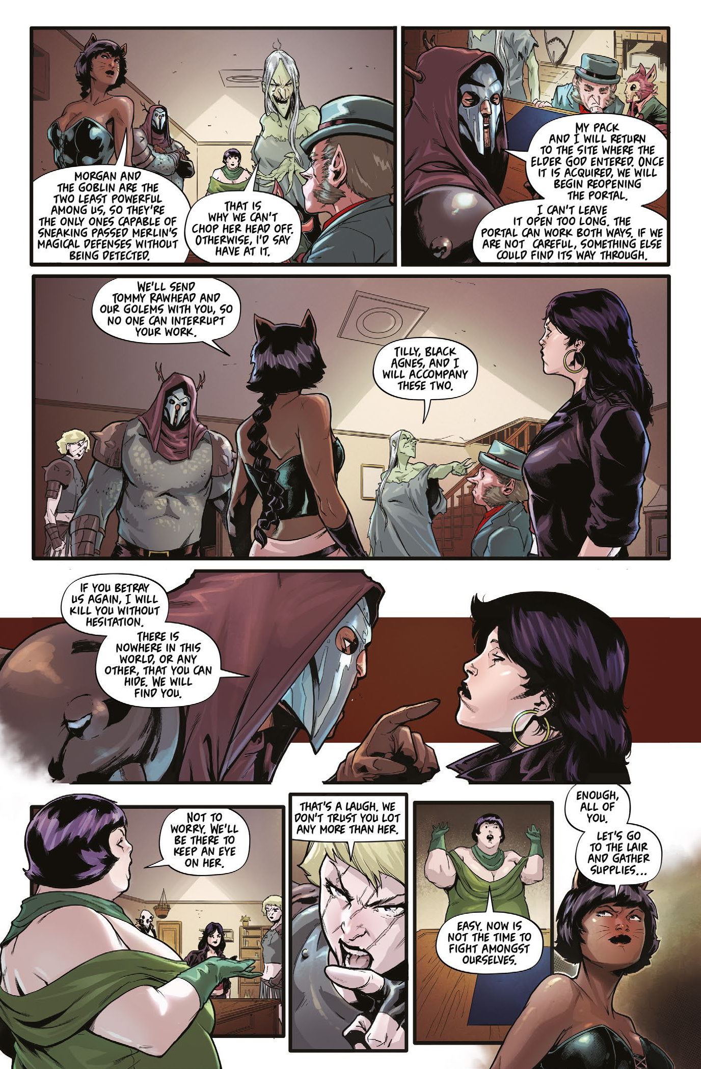 Read online Le Fay comic -  Issue #4 - 5