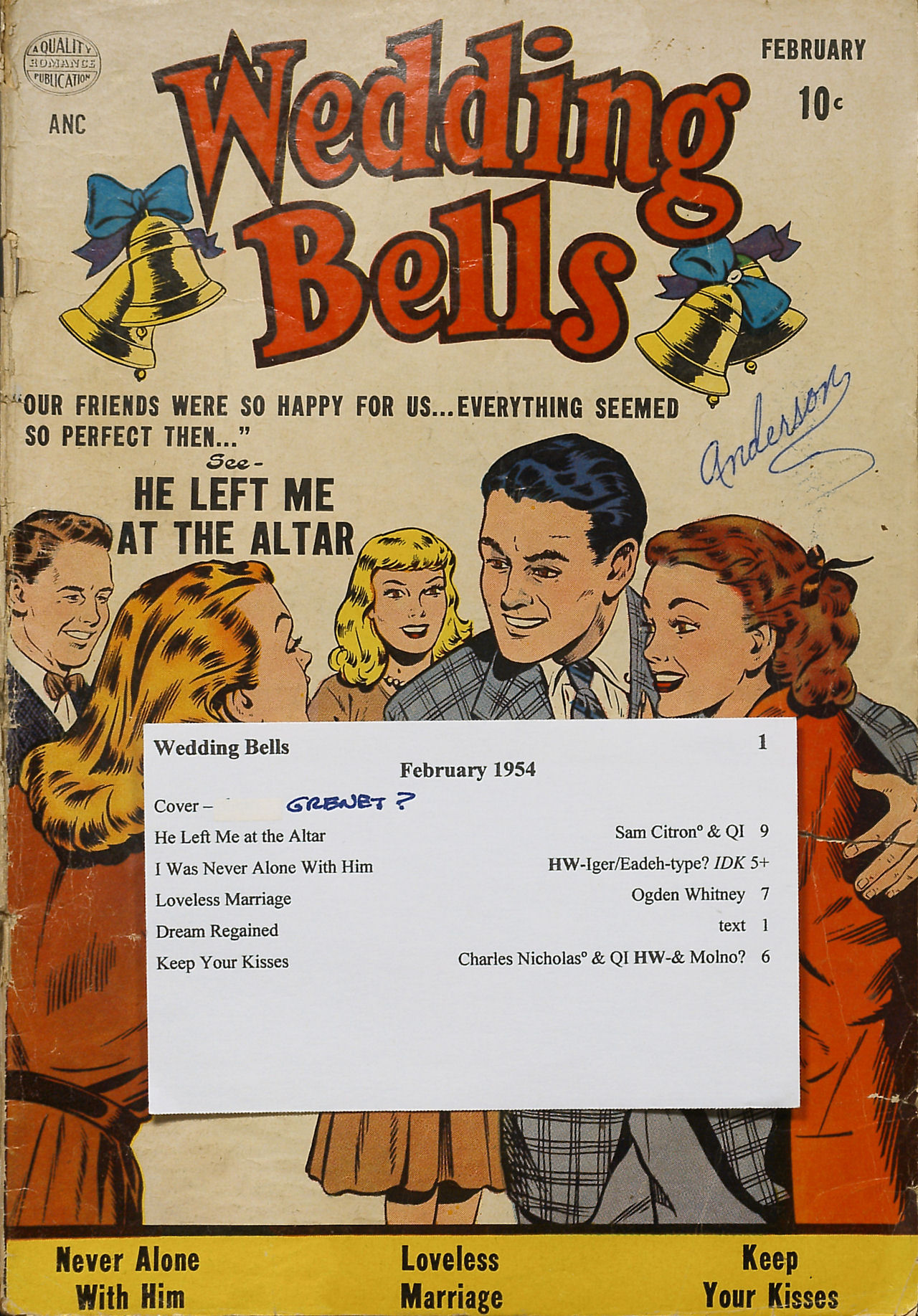 Read online Wedding Bells comic -  Issue #1 - 37