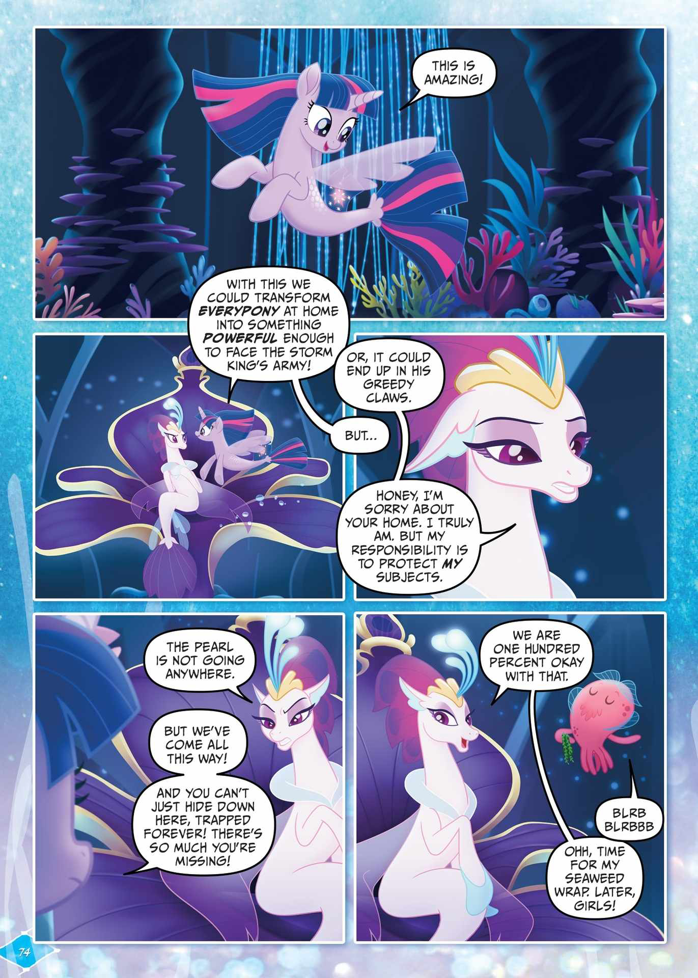 Read online My Little Pony: The Movie Adaptation comic -  Issue # TPB - 75