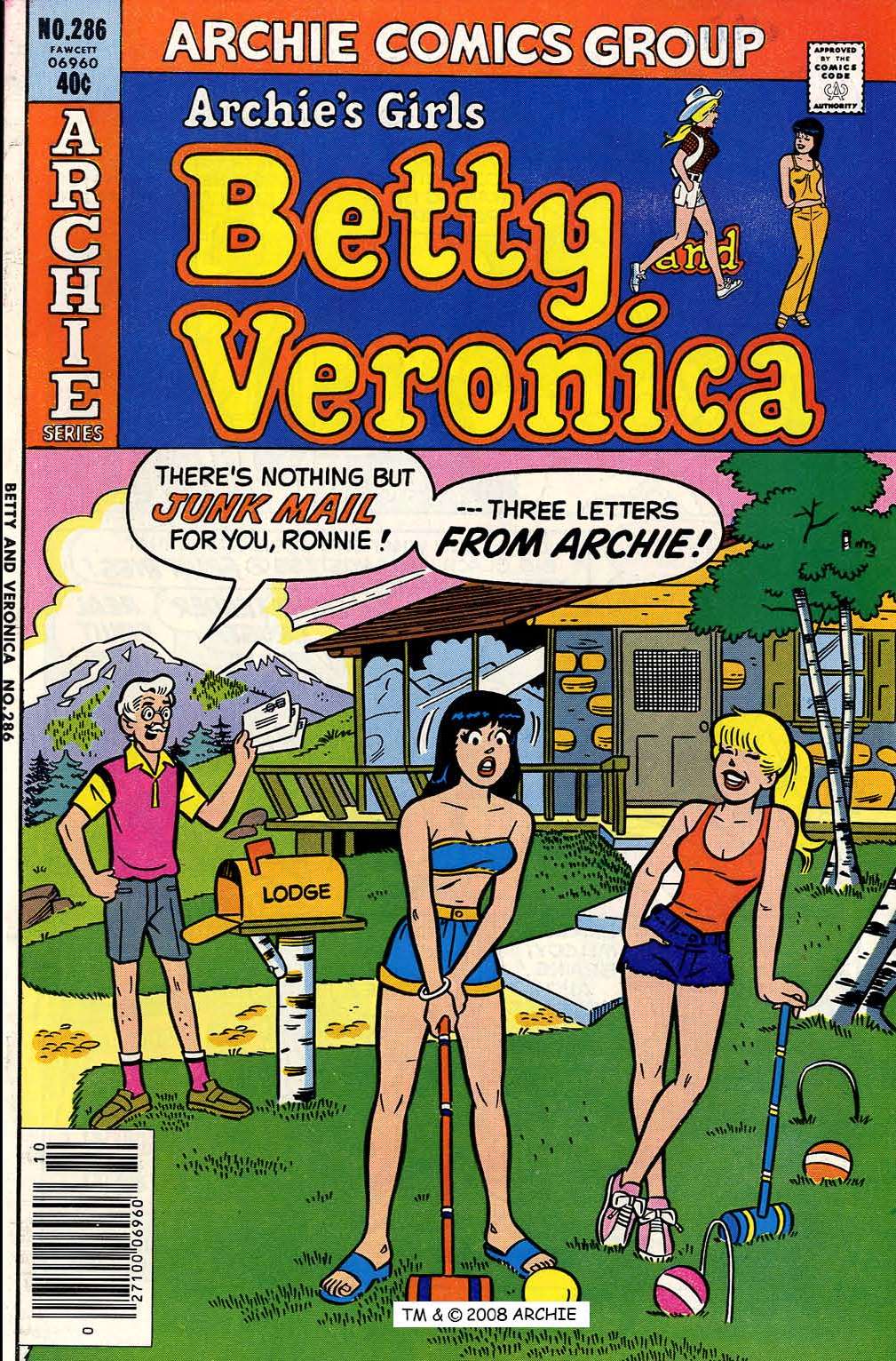 Read online Archie's Girls Betty and Veronica comic -  Issue #286 - 1
