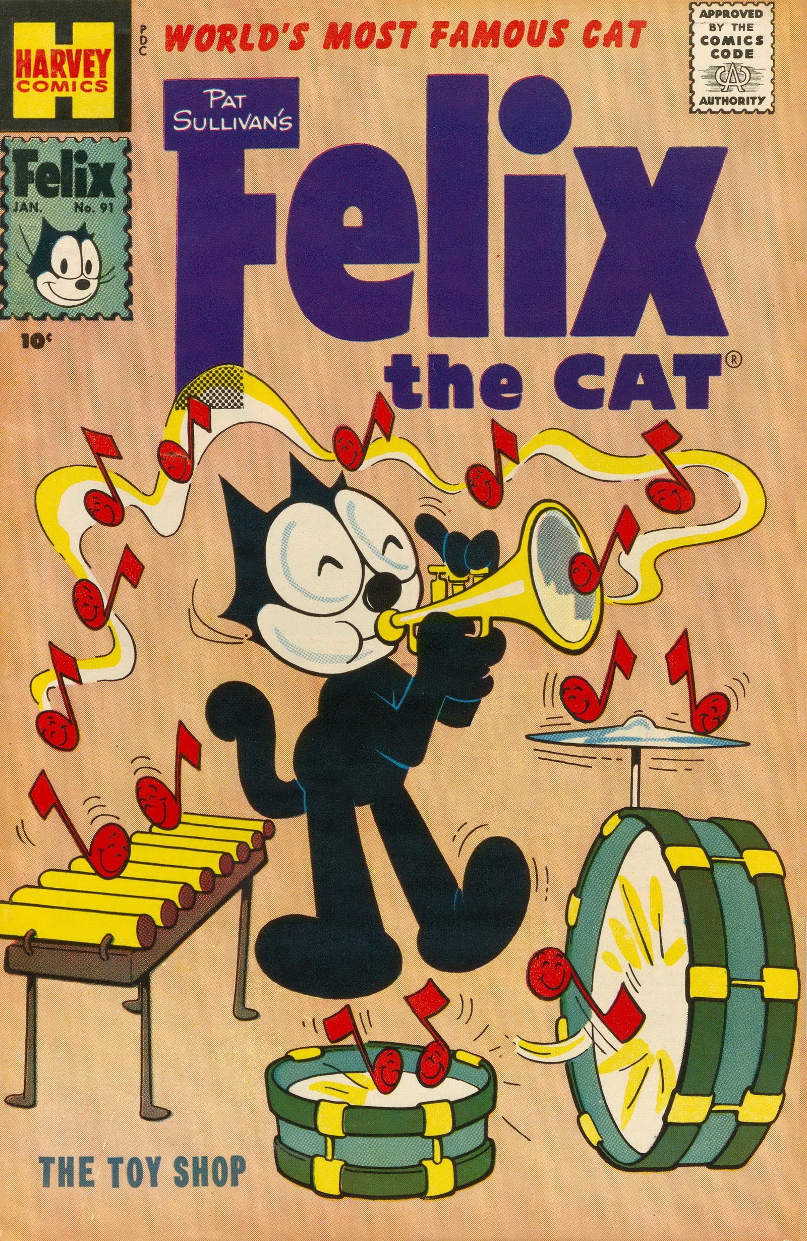 Read online Felix the Cat (1955) comic -  Issue #91 - 1