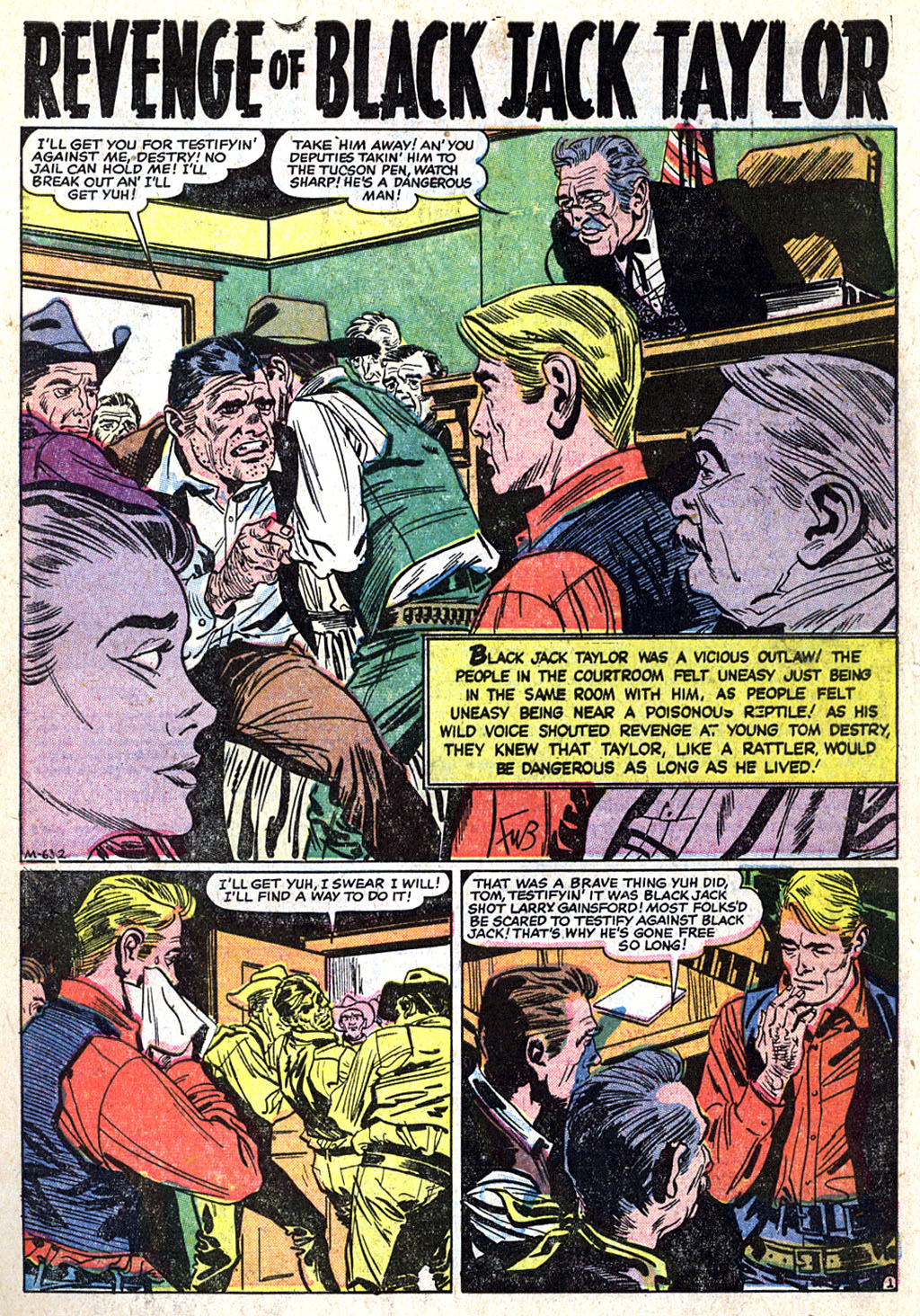 Read online Western Outlaws (1954) comic -  Issue #21 - 10