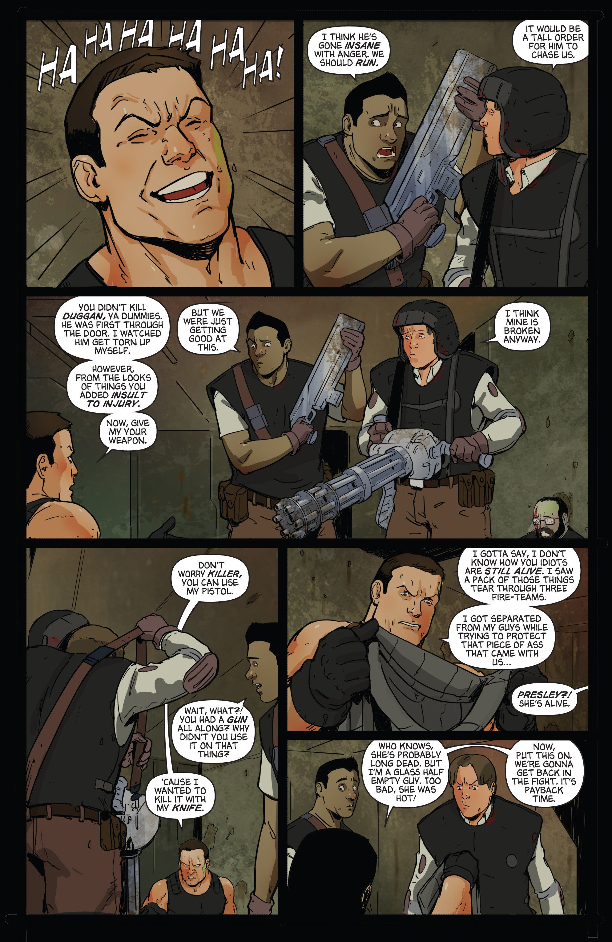 Read online Aliens vs. Parker comic -  Issue #3 - 7