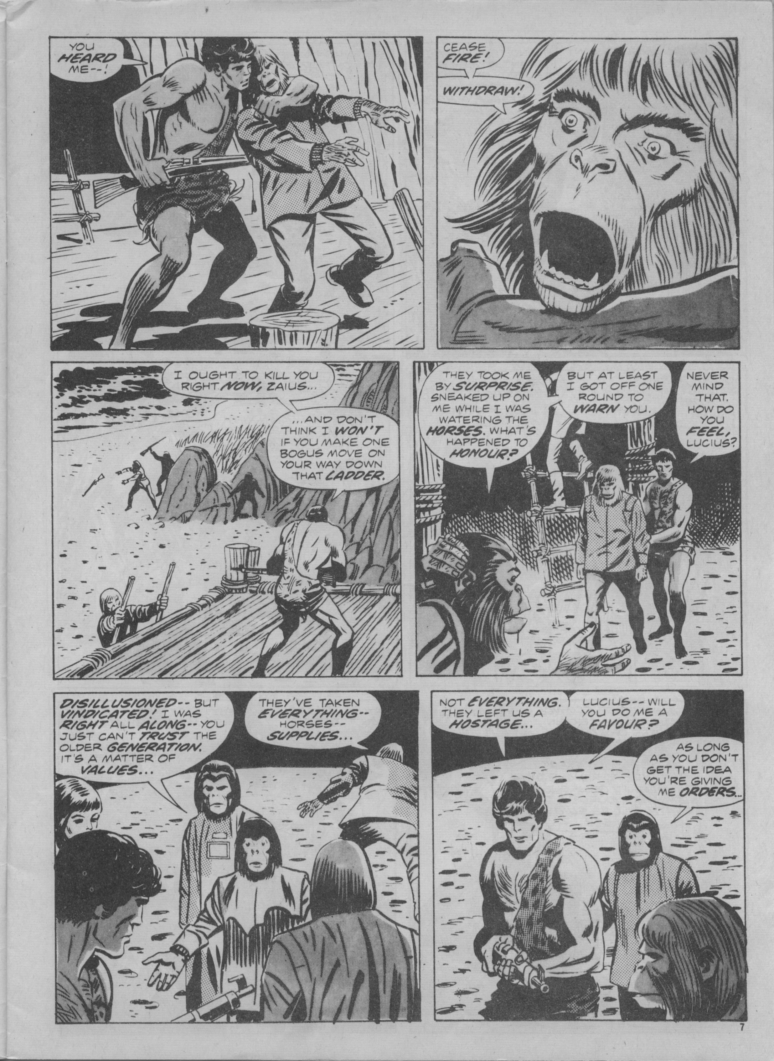 Read online Planet of the Apes (1974) comic -  Issue #10 - 7