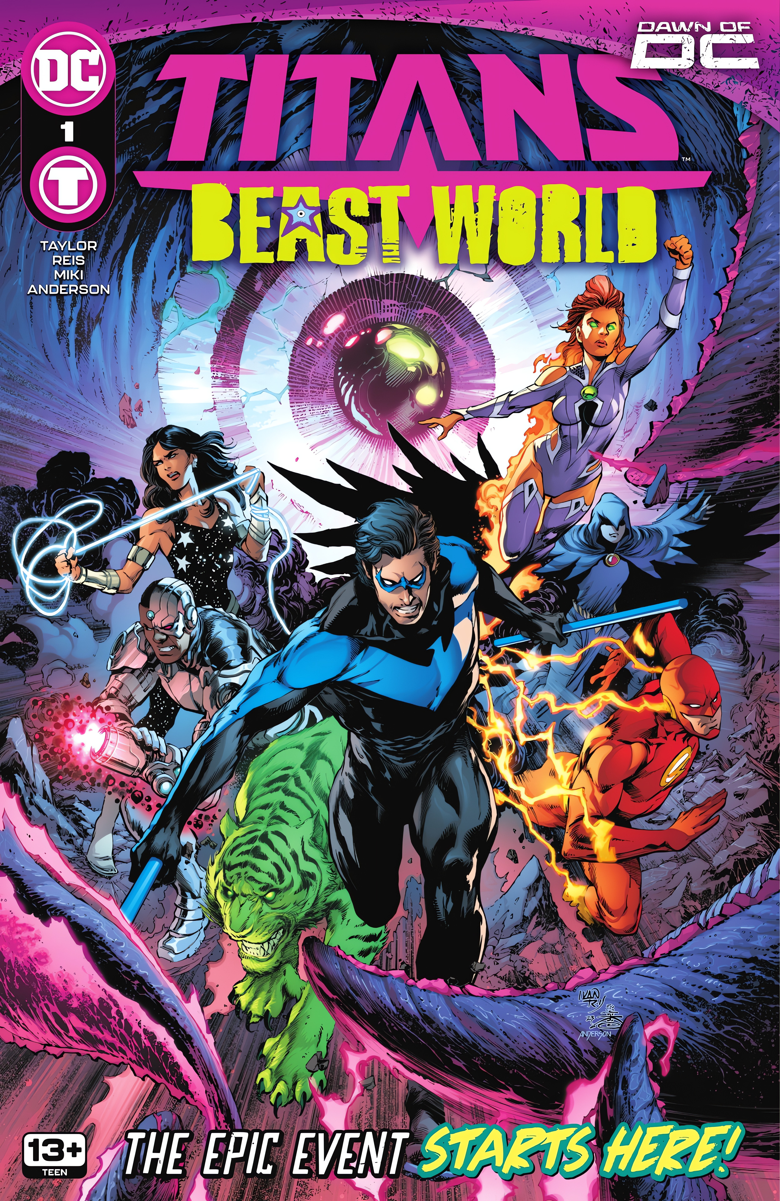 Read online Titans: Beast World comic -  Issue #1 - 1