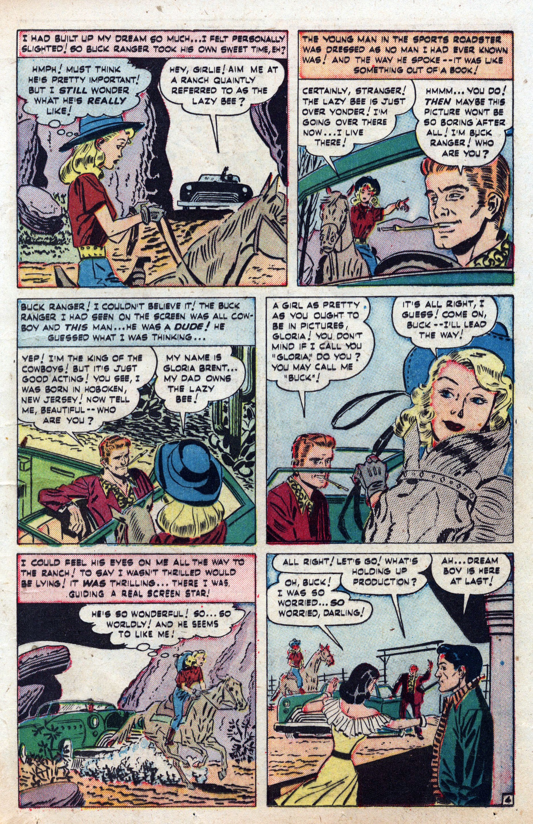 Read online Cowboy Romances comic -  Issue #2 - 35