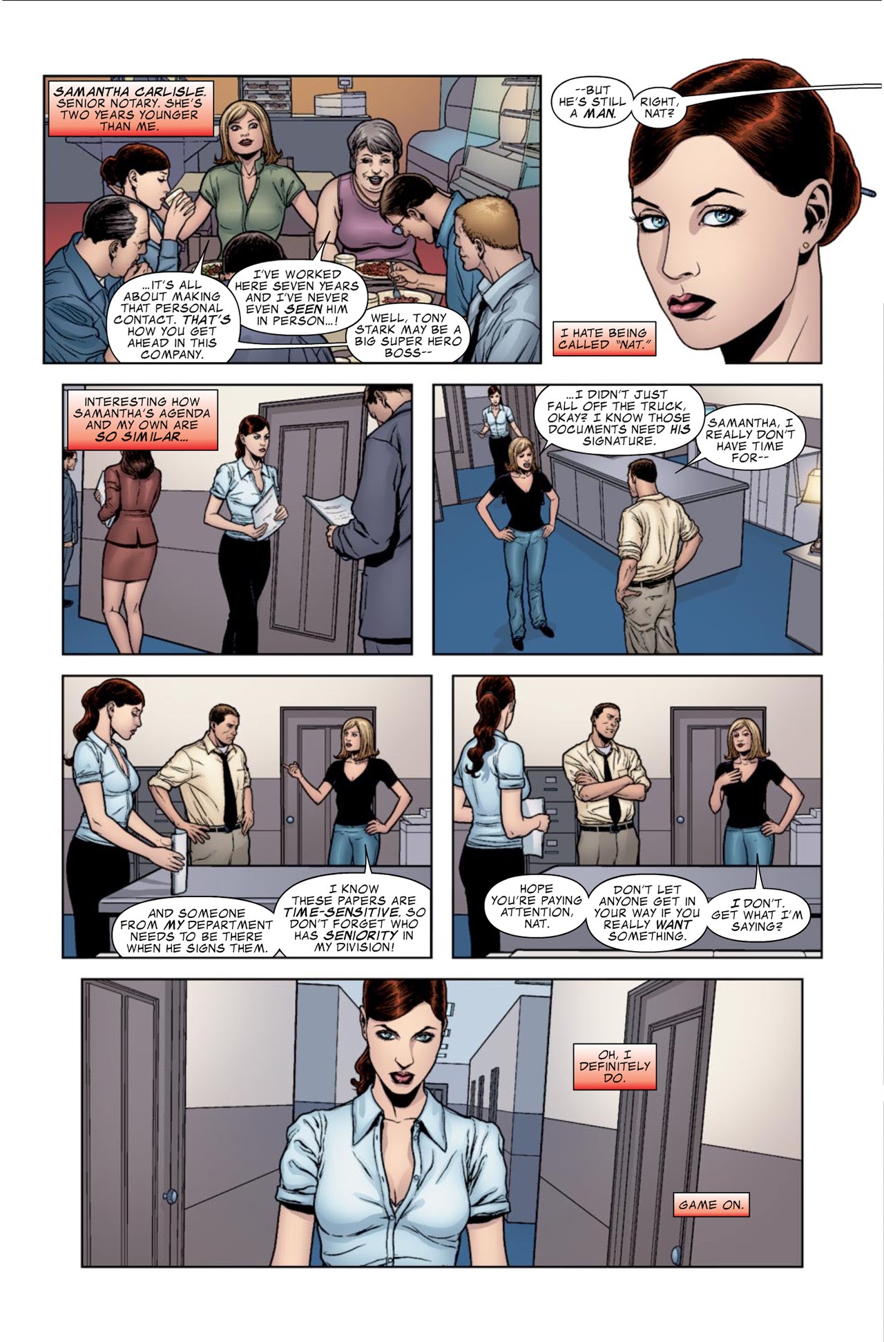 Read online Iron Man 2: Black Widow: Agent of S.H.I.E.L.D. comic -  Issue # Full - 6