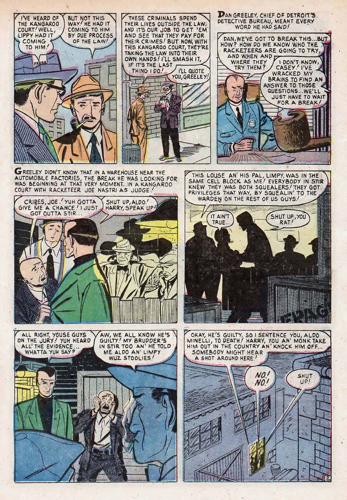 Read online Crime Cases Comics (1951) comic -  Issue #12 - 21