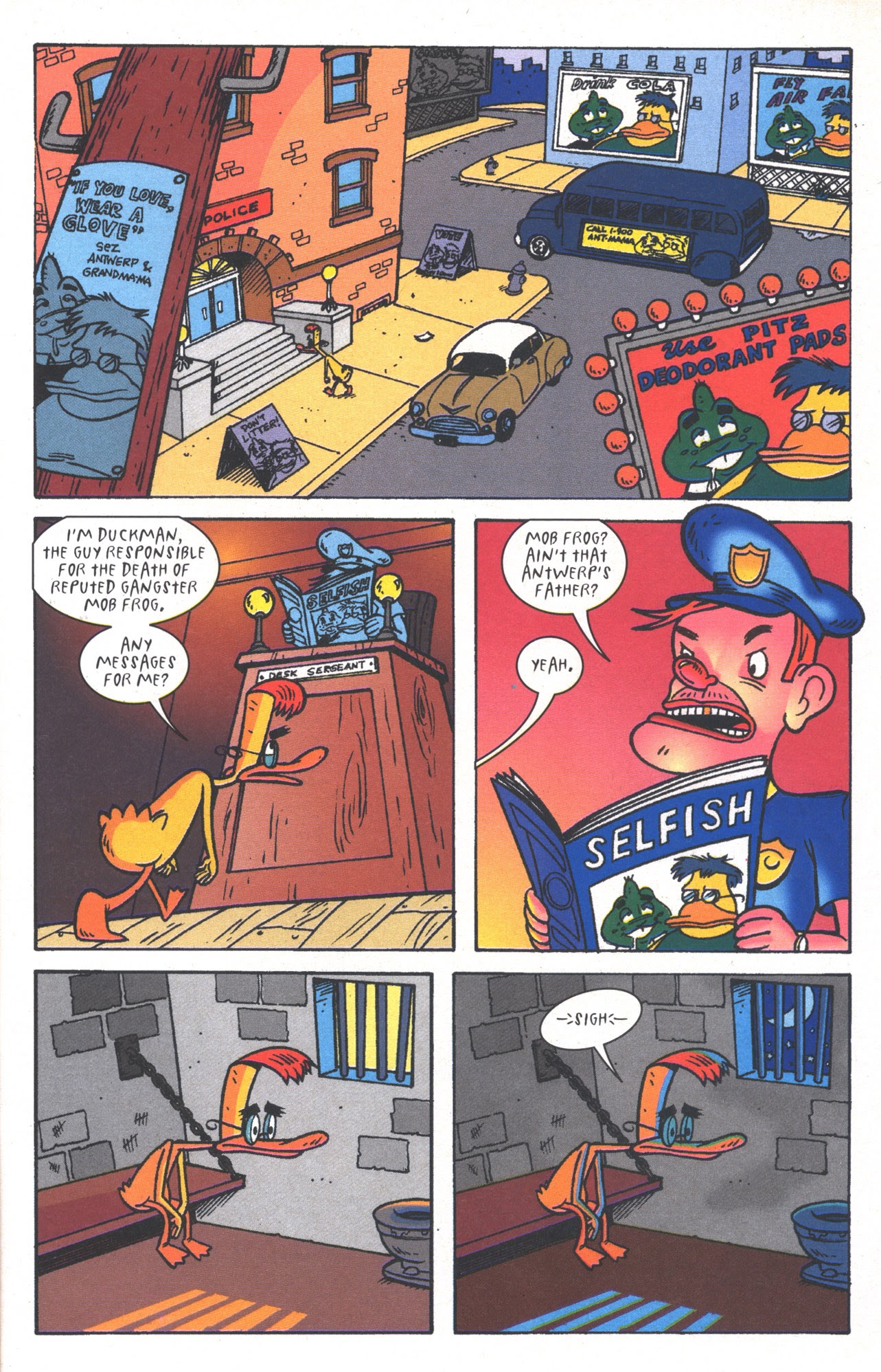 Read online Duckman : The Mob Frog Saga comic -  Issue #2 - 17