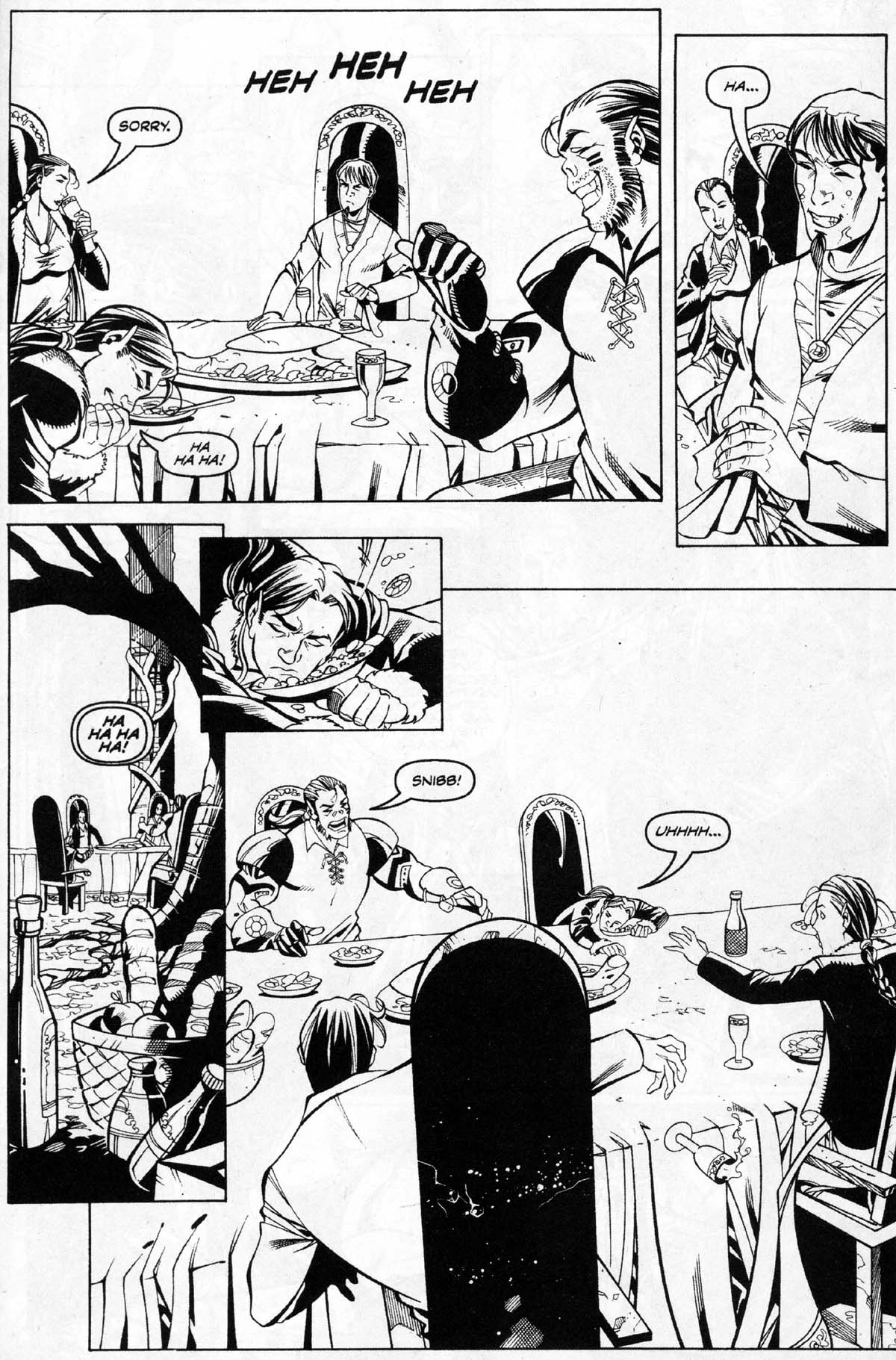 Read online Dungeons & Dragons: Black & White comic -  Issue #3 - 9