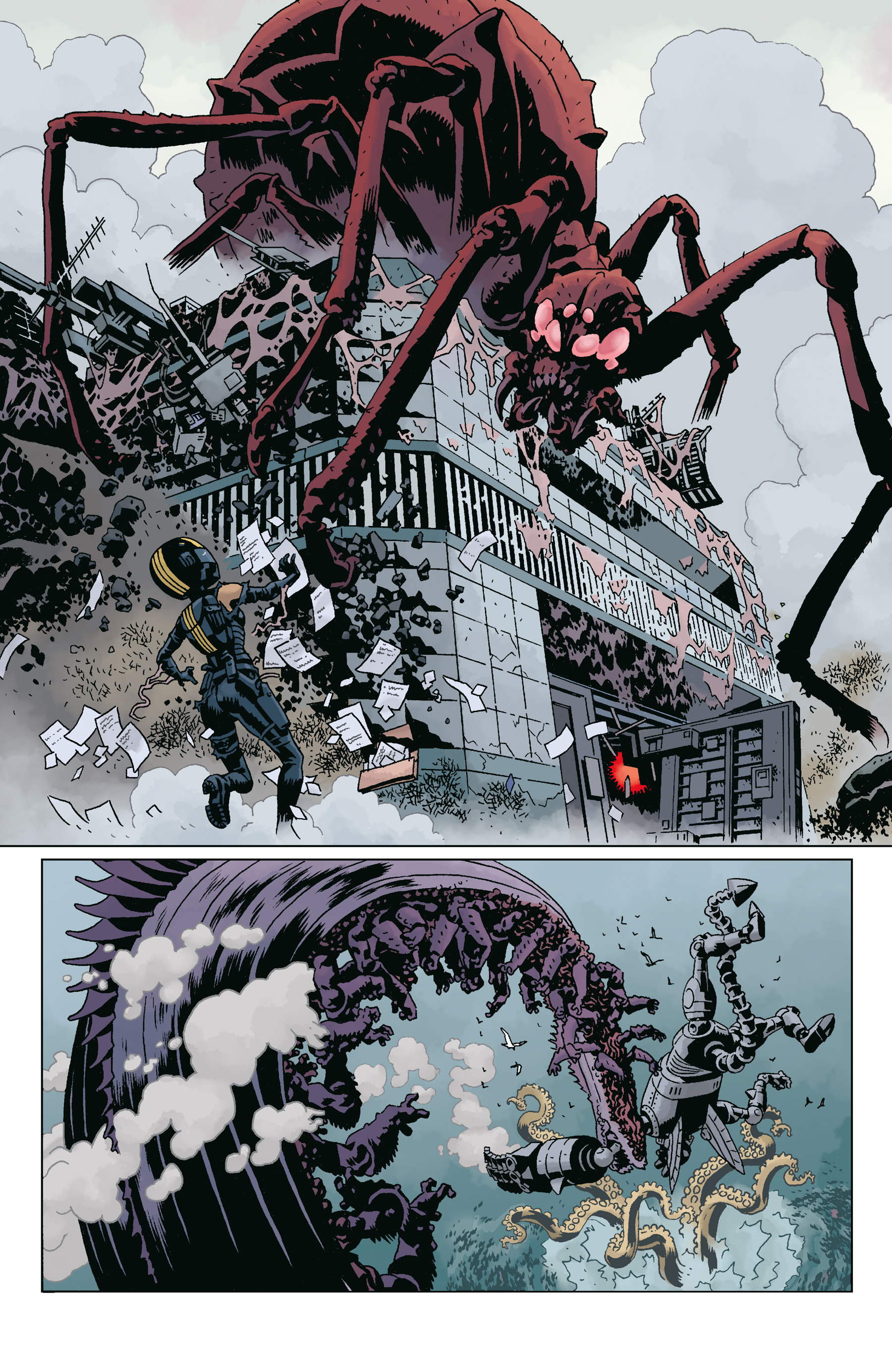 Read online Giant Robot Hellboy comic -  Issue #2 - 16
