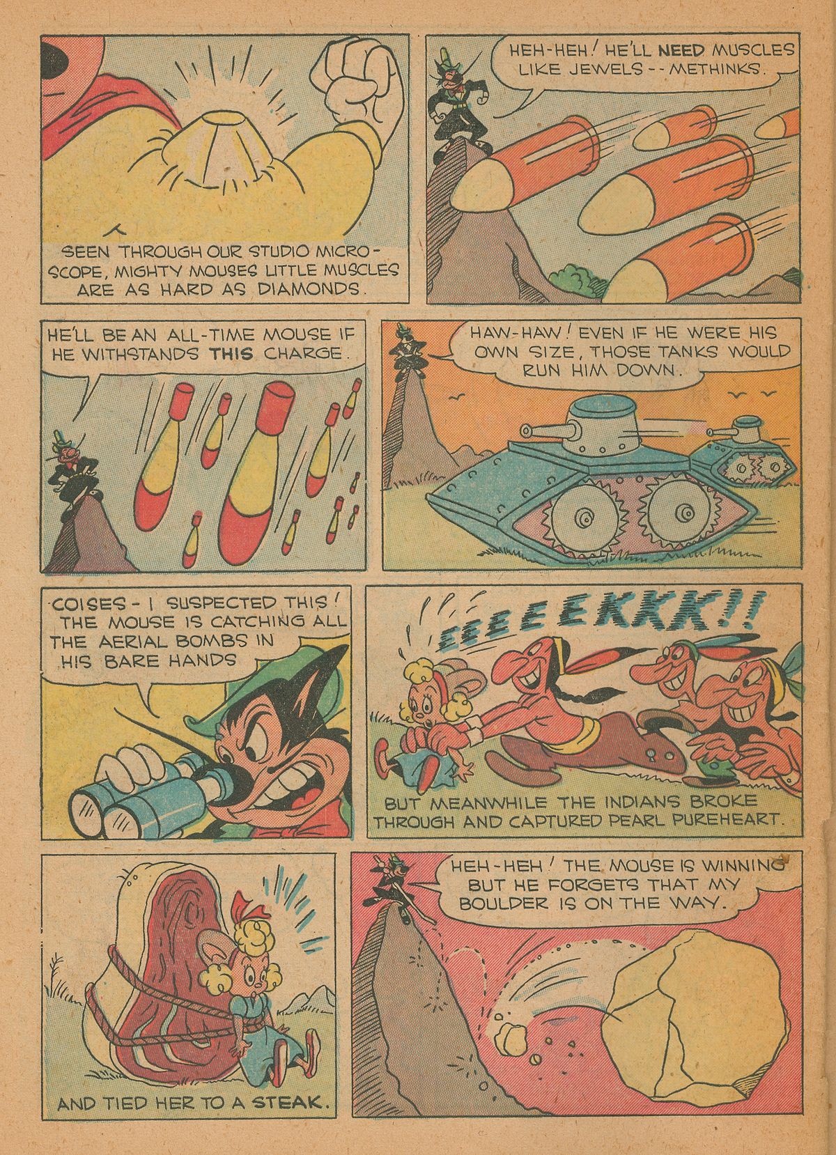 Read online Paul Terry's Mighty Mouse Comics comic -  Issue #24 - 28