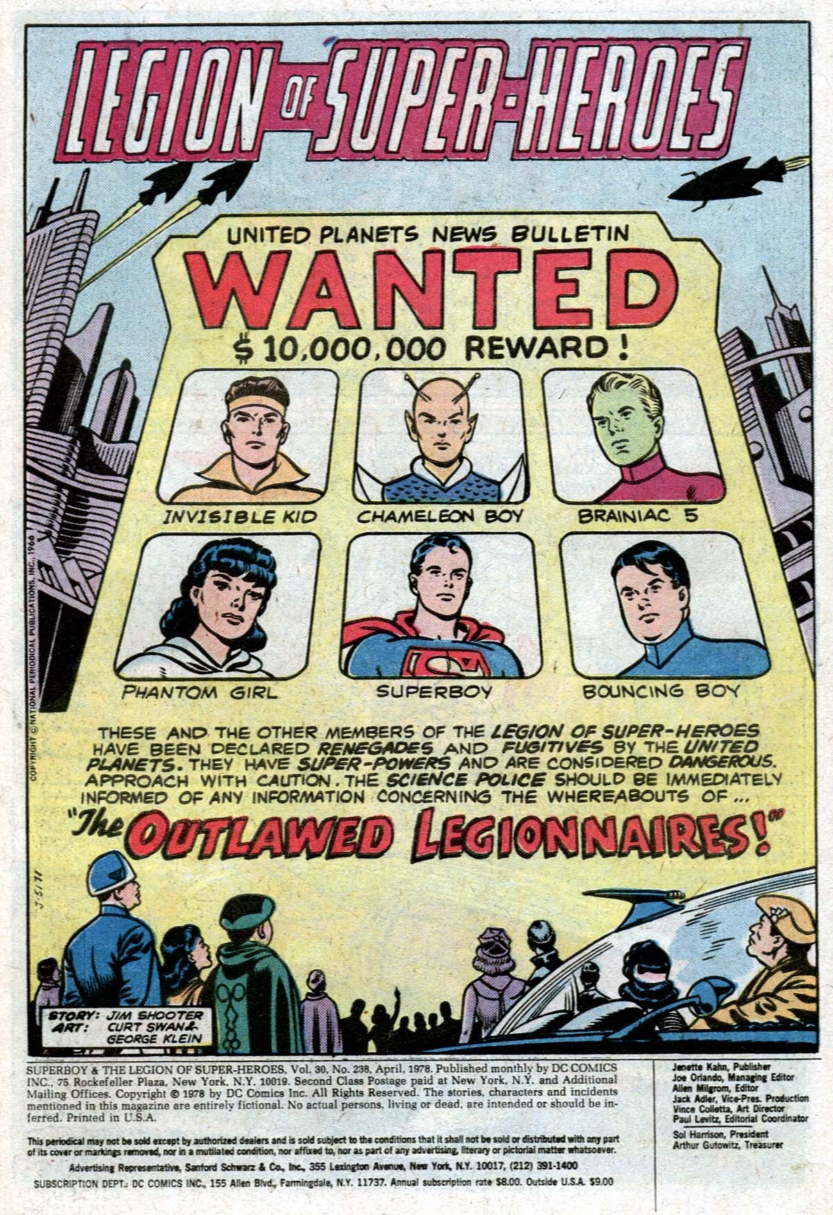 Read online Superboy and the Legion of Super-Heroes (1977) comic -  Issue #238 - 3