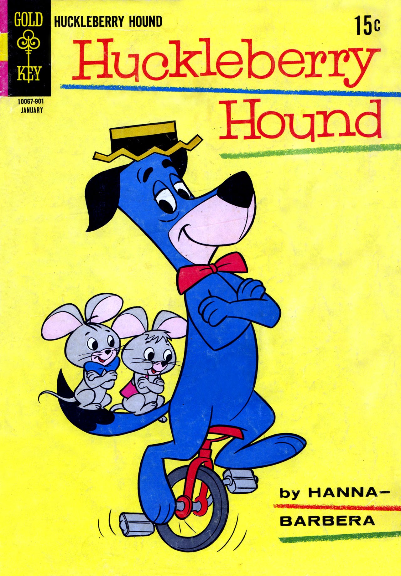 Read online Huckleberry Hound (1960) comic -  Issue #36 - 1