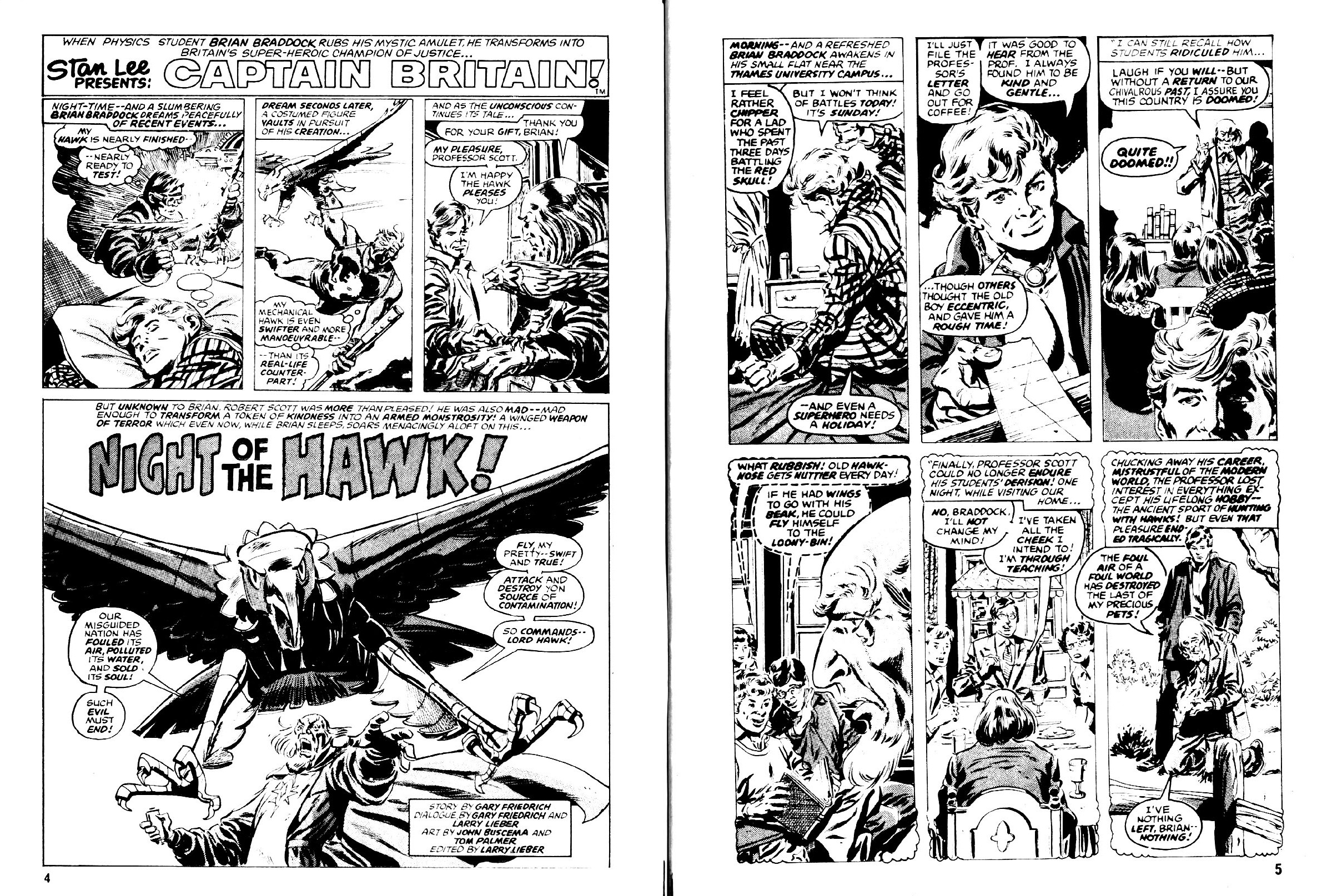 Read online Captain Britain (1976) comic -  Issue # _Special 2 - 3