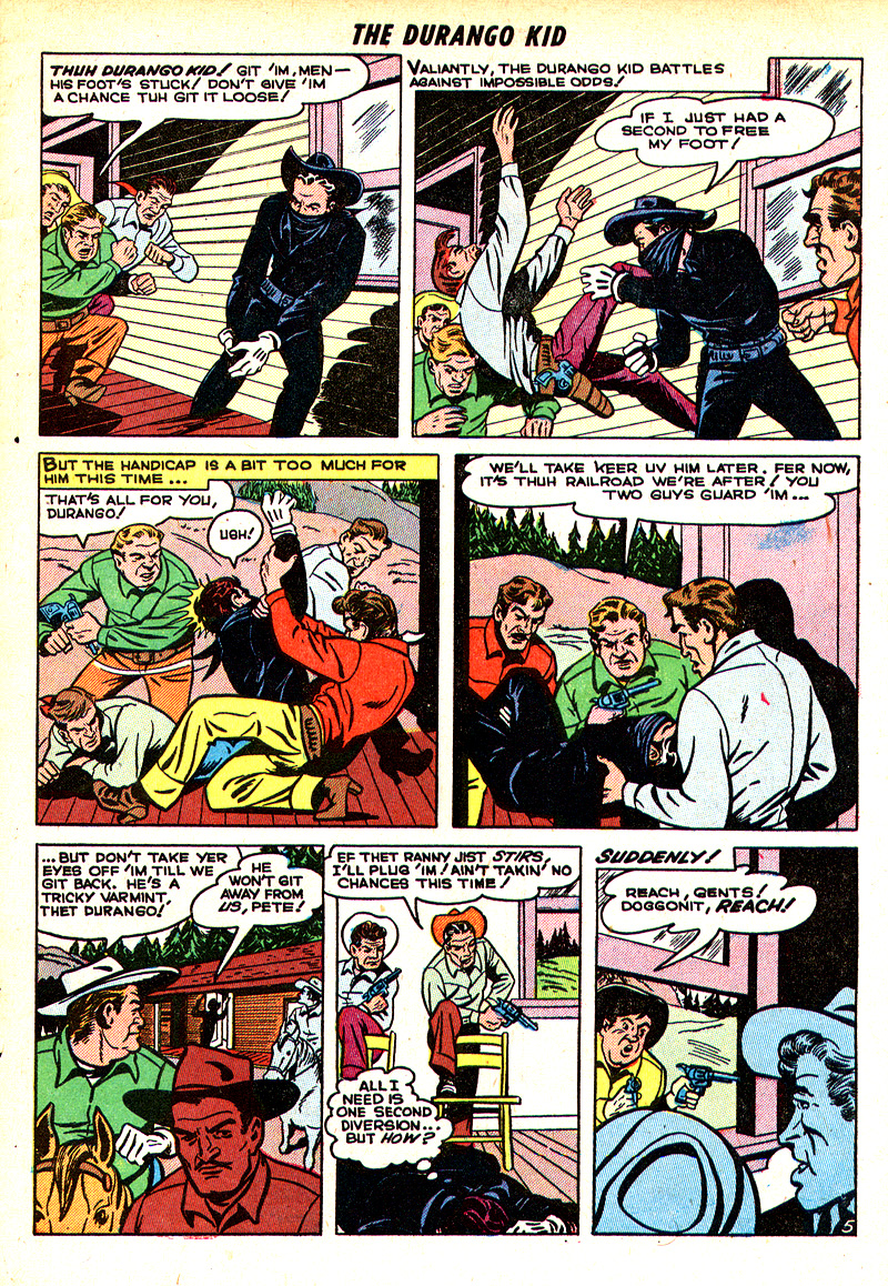 Read online Charles Starrett as The Durango Kid comic -  Issue #4 - 8