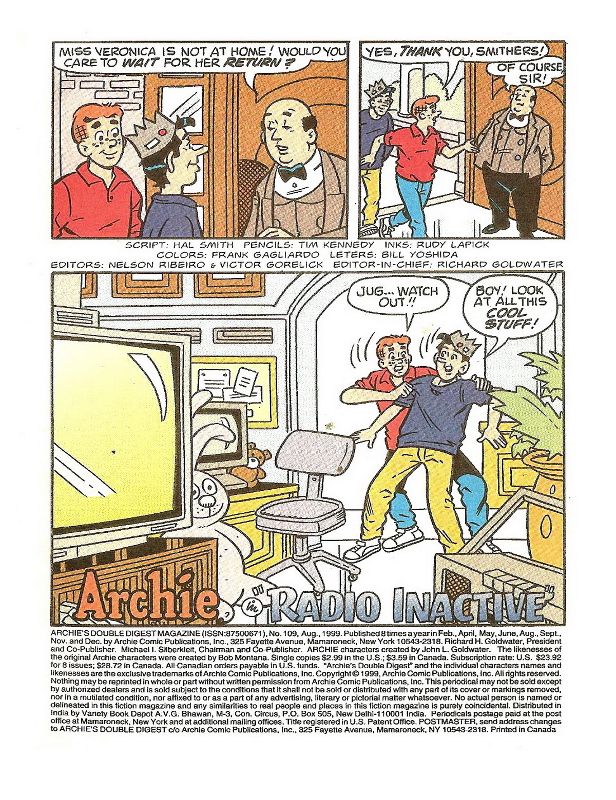 Read online Archie's Double Digest Magazine comic -  Issue #109 - 3