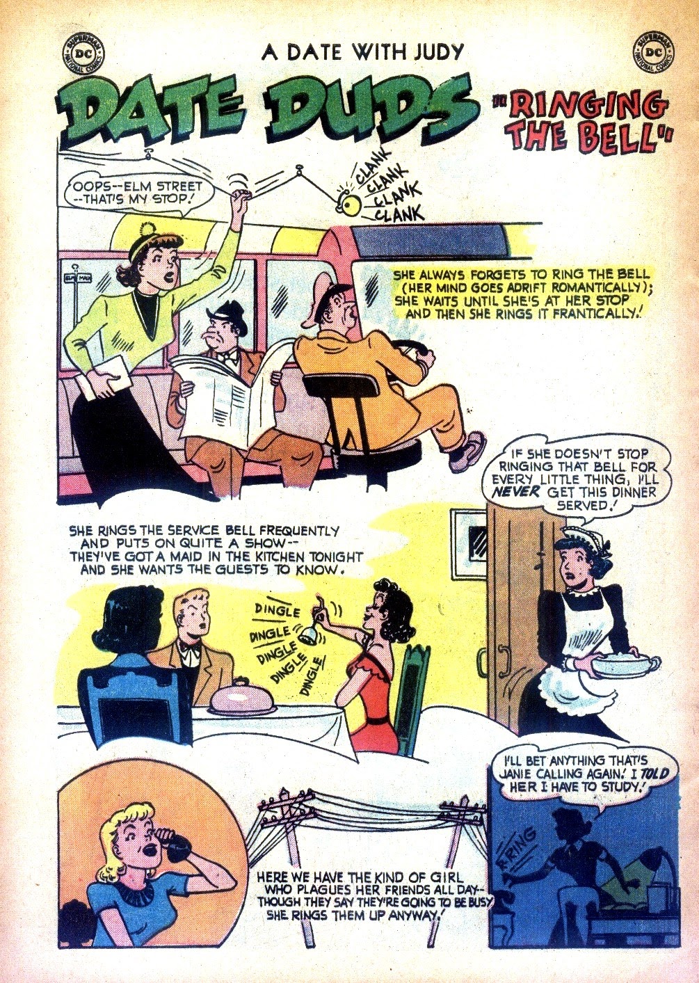 Read online A Date with Judy comic -  Issue #68 - 16