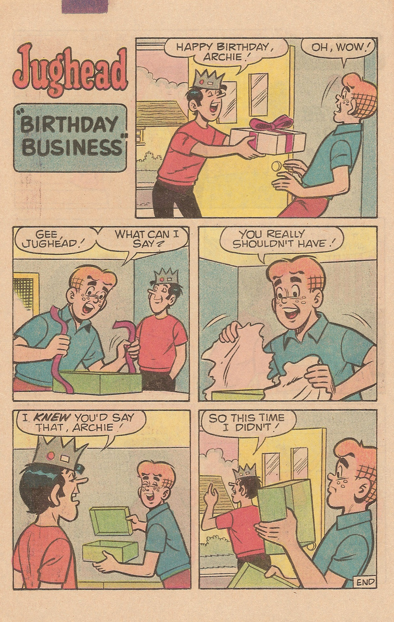 Read online Jughead's Jokes comic -  Issue #77 - 14
