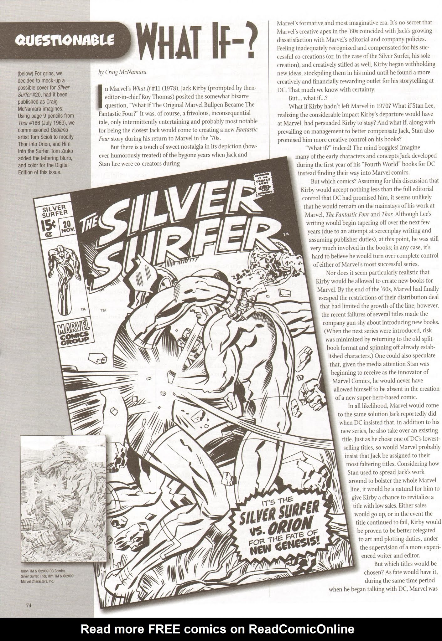 Read online The Jack Kirby Collector comic -  Issue #53 - 74