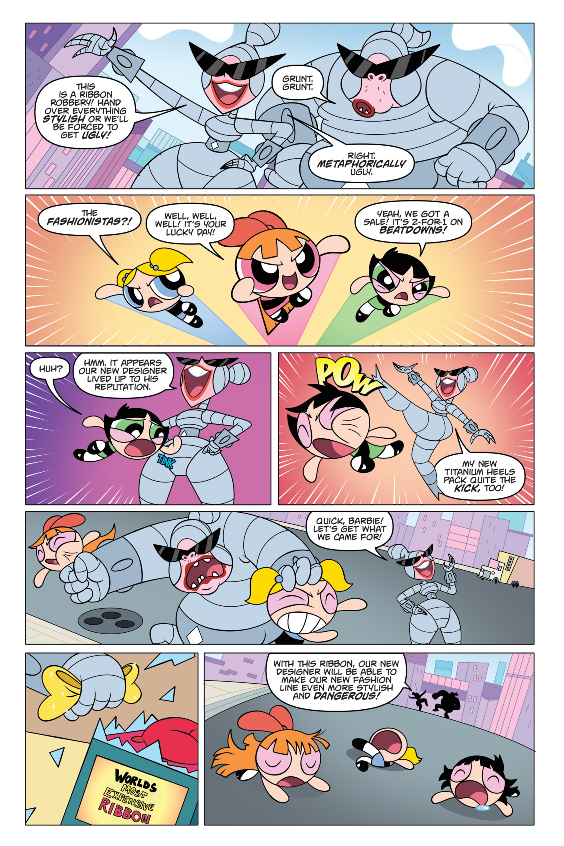 Read online The Powerpuff Girls: Bureau of Bad comic -  Issue # _TPB - 37