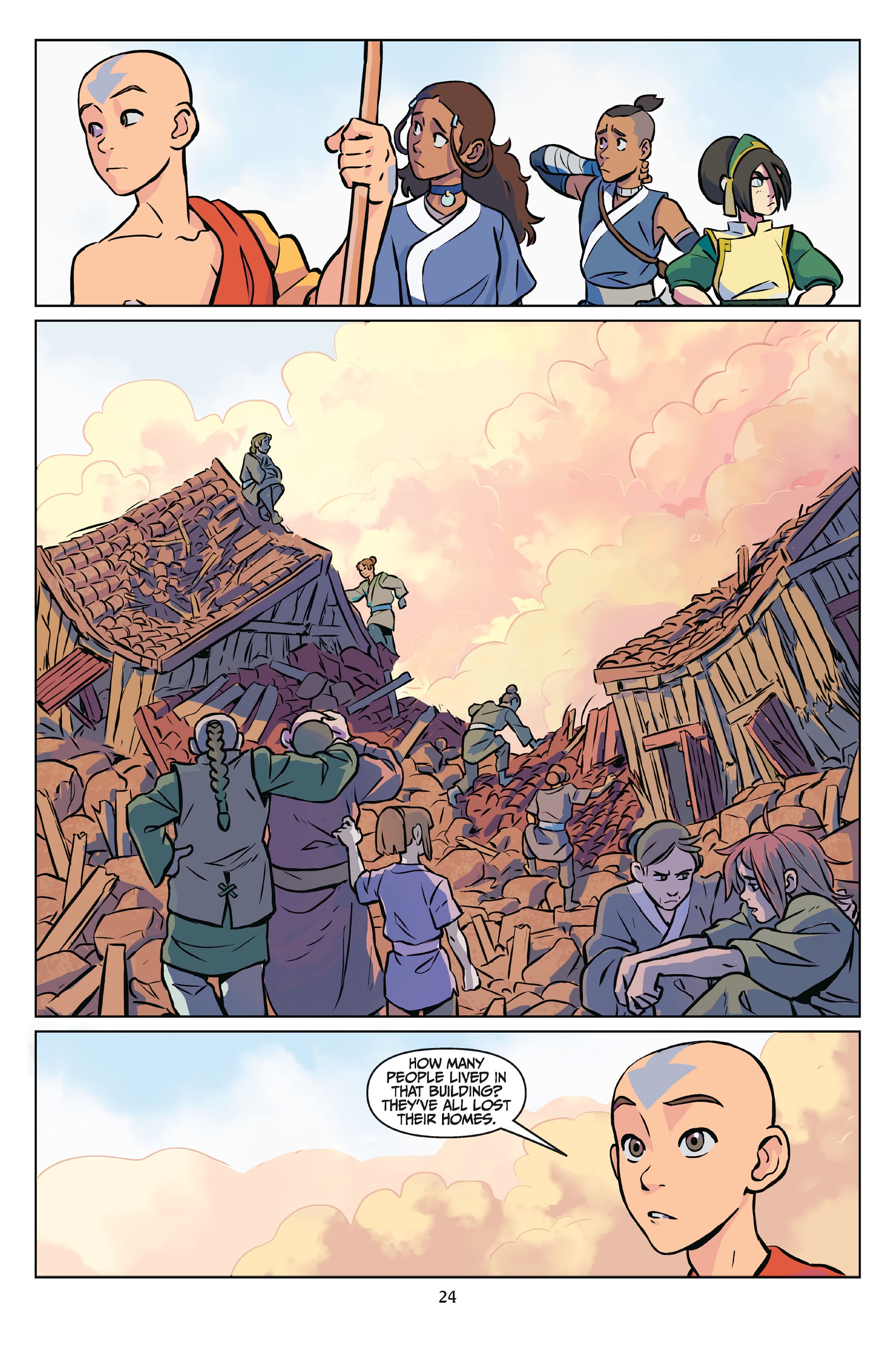 Read online Nickelodeon Avatar: The Last Airbender - Imbalance comic -  Issue # _Omnibus (Part 1) - 25