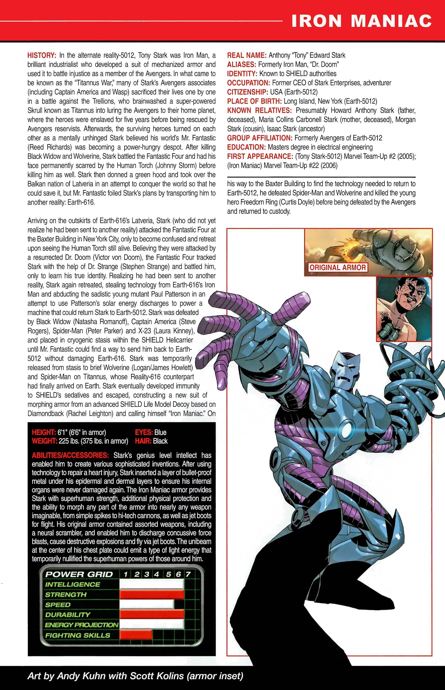 Read online Official Handbook of the Marvel Universe A to Z comic -  Issue # TPB 5 (Part 2) - 121