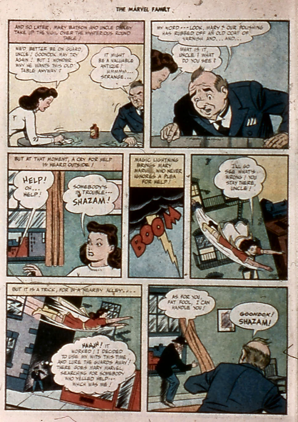 Read online The Marvel Family comic -  Issue #8 - 12
