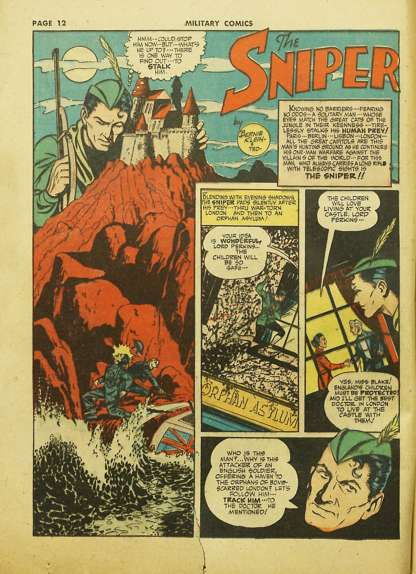Read online Military Comics comic -  Issue #9 - 14