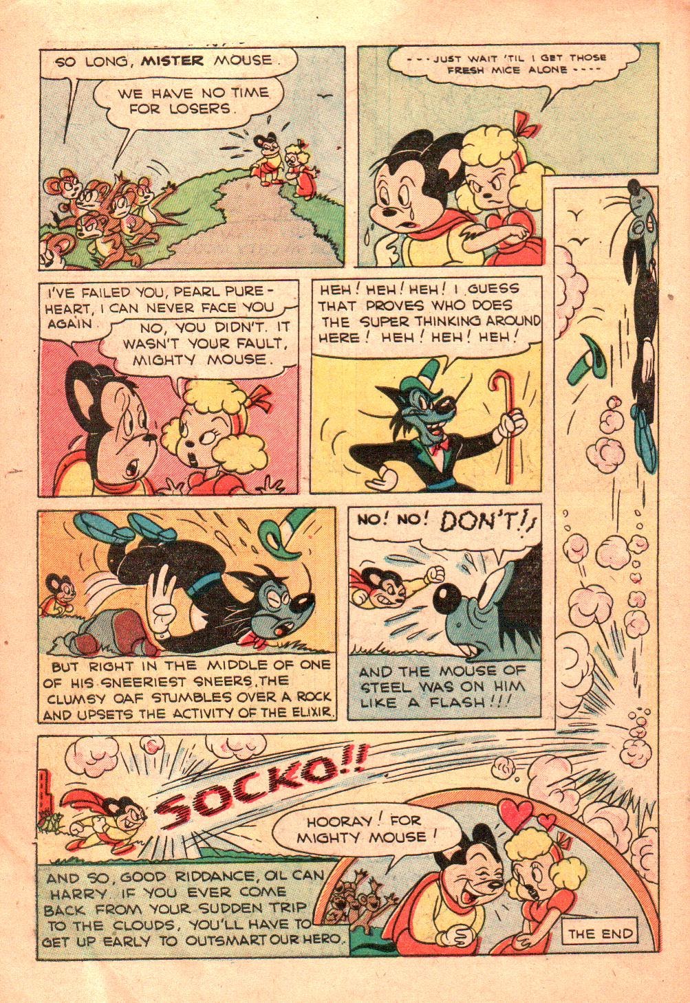 Read online Paul Terry's Mighty Mouse Comics comic -  Issue #15 - 10