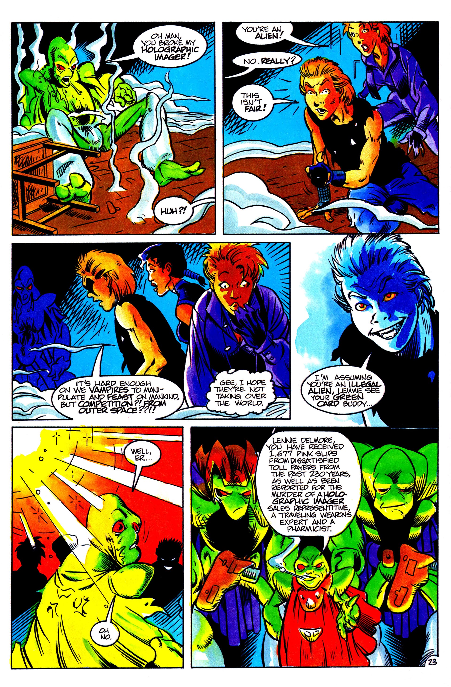 Read online Fright Night (1988) comic -  Issue #11 - 25