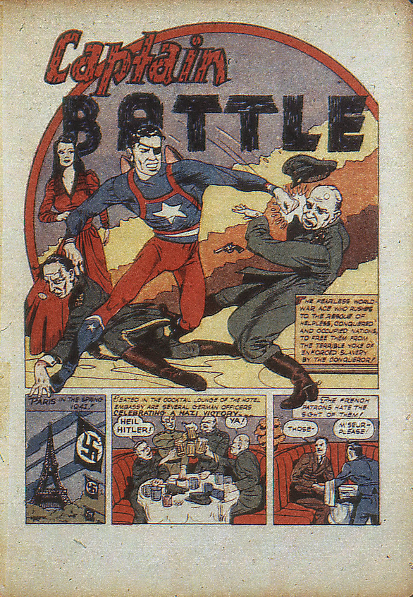 Read online Captain Battle Comics comic -  Issue #1 - 3