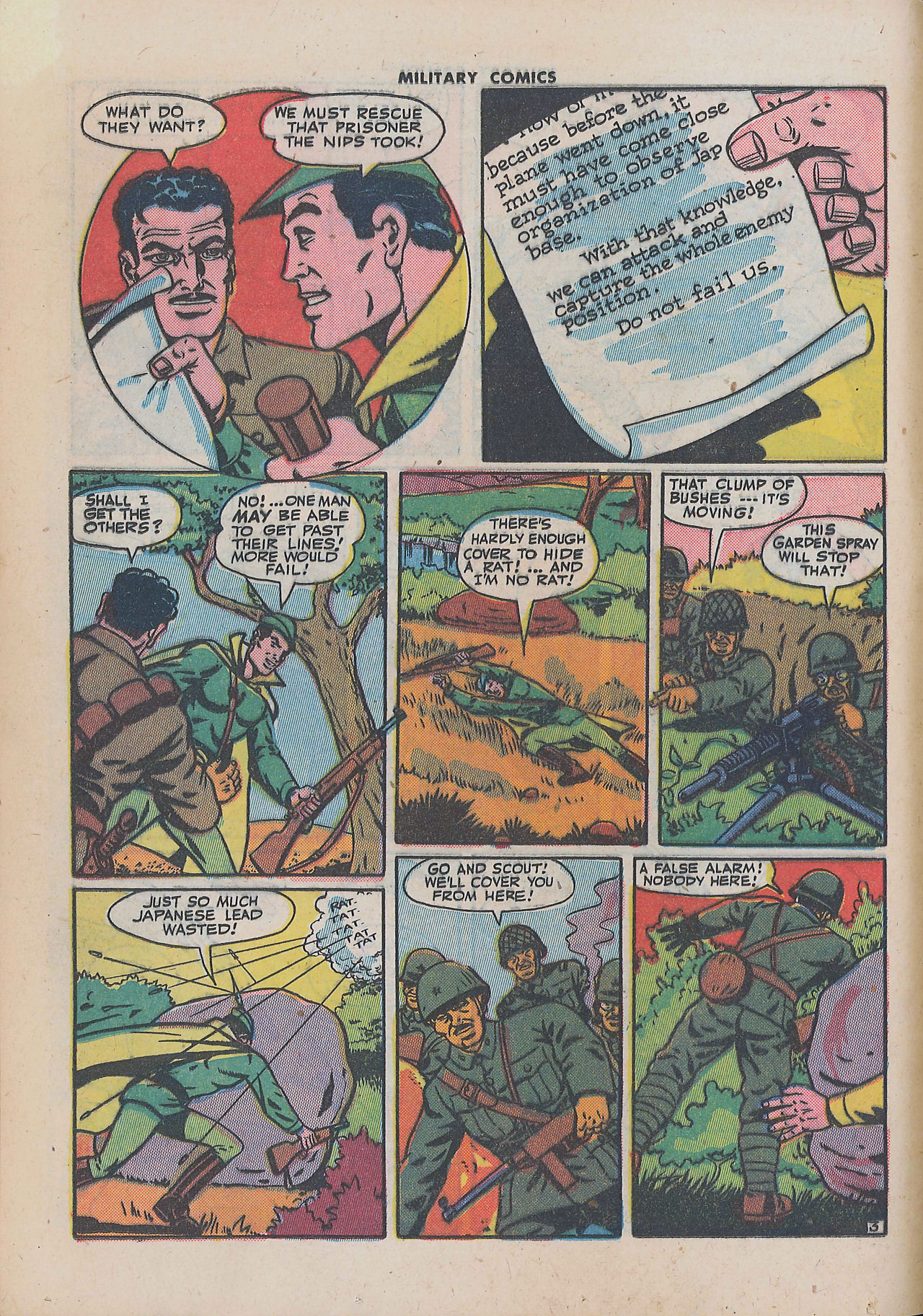 Read online Military Comics comic -  Issue #34 - 24